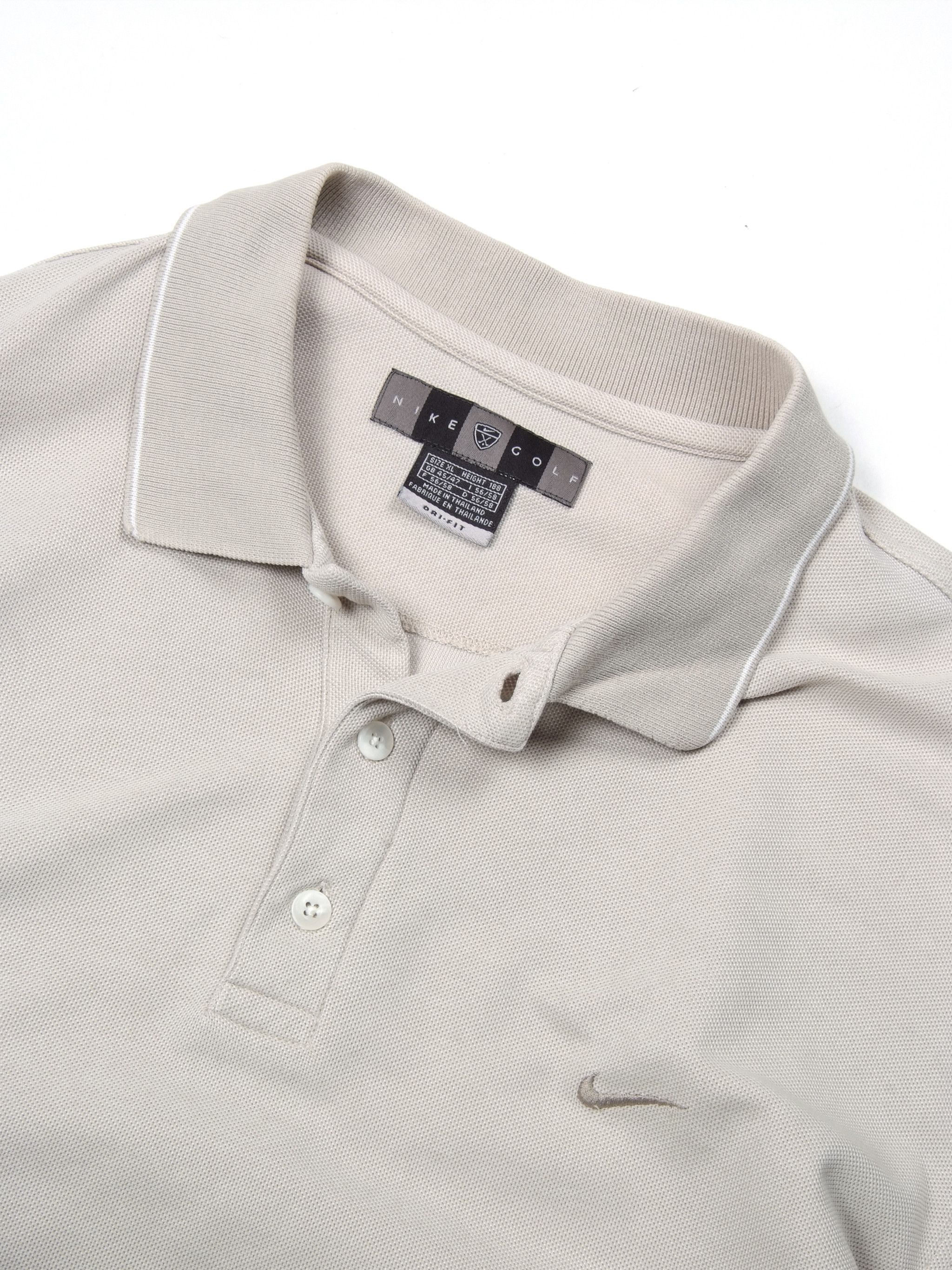 Nike × Vintage Vintage Nike Golf Dri Fit Cotton Polo Shirt (XL) Size US XL / EU 56 / 4 - 2 Thumbnail