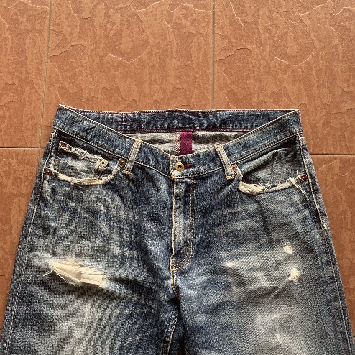 Levi's Vintage Clothing × Vintage LEVI’S 502 JEANS LEVIS DISTRESSED DENIM PANTS TROUSERS Size US 32 / EU 48 - 2 Thumbnail