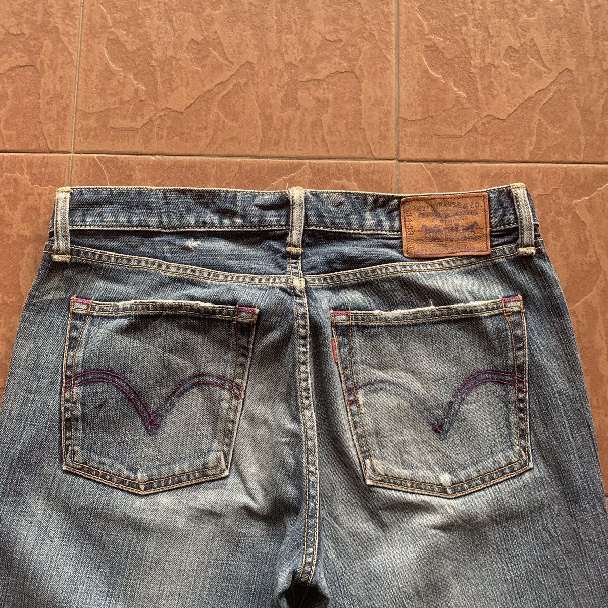 Levi's Vintage Clothing × Vintage LEVI’S 502 JEANS LEVIS DISTRESSED DENIM PANTS TROUSERS Size US 32 / EU 48 - 11 Thumbnail