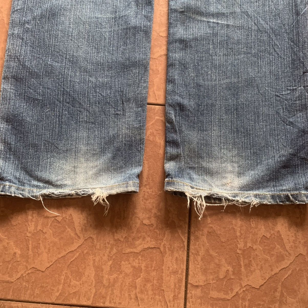 Levi's Vintage Clothing × Vintage LEVI’S 502 JEANS LEVIS DISTRESSED DENIM PANTS TROUSERS Size US 32 / EU 48 - 15 Thumbnail