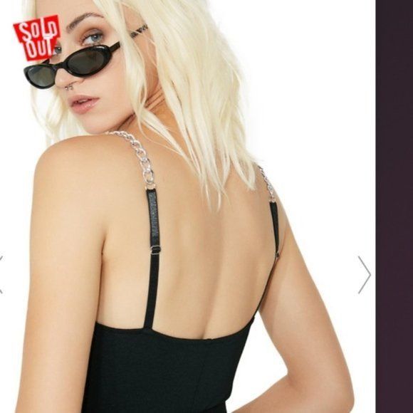 Designer DOLLS KILL Poster Girl Zipper Jumpsuit Onesie Size 27" / US 4 / IT 40 - 8 Thumbnail