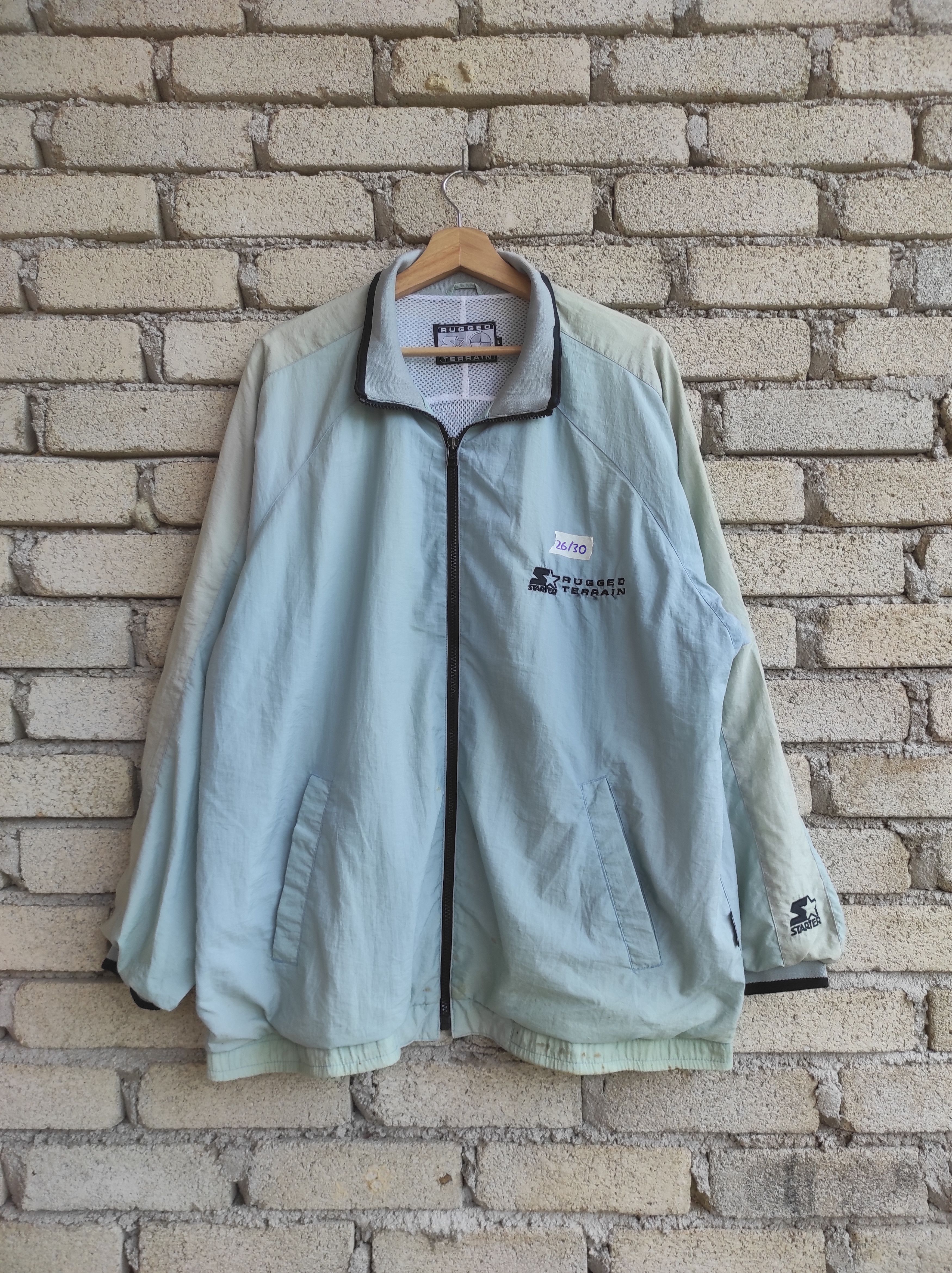 Vintage 90's Starter Rugged Terrain Full Zip Color Block