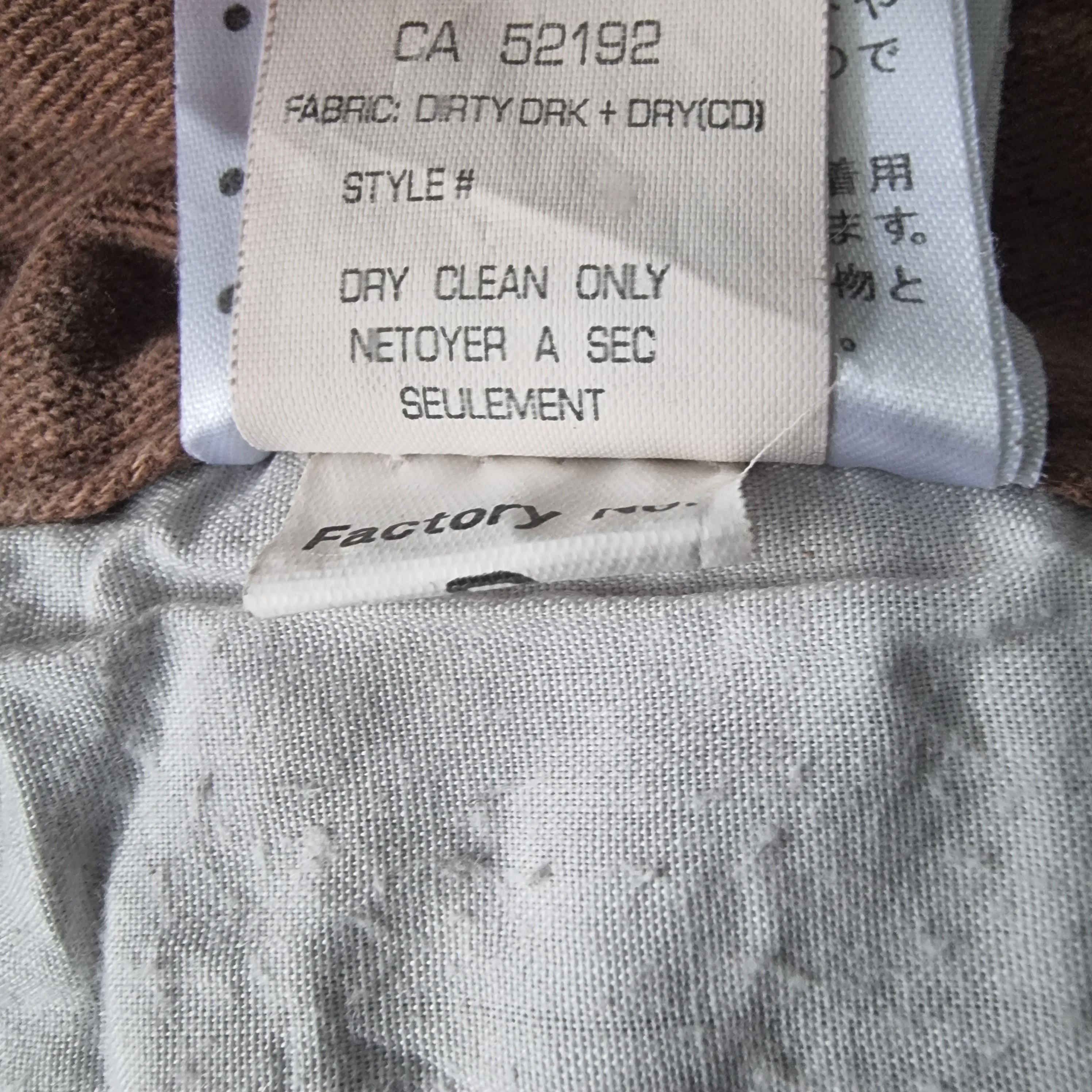 Helmut Lang ARCHIVE Helmut Lang Late 90s Dirty Dark - Made in USA - Rare Size US 32 / EU 48 - 7 Thumbnail