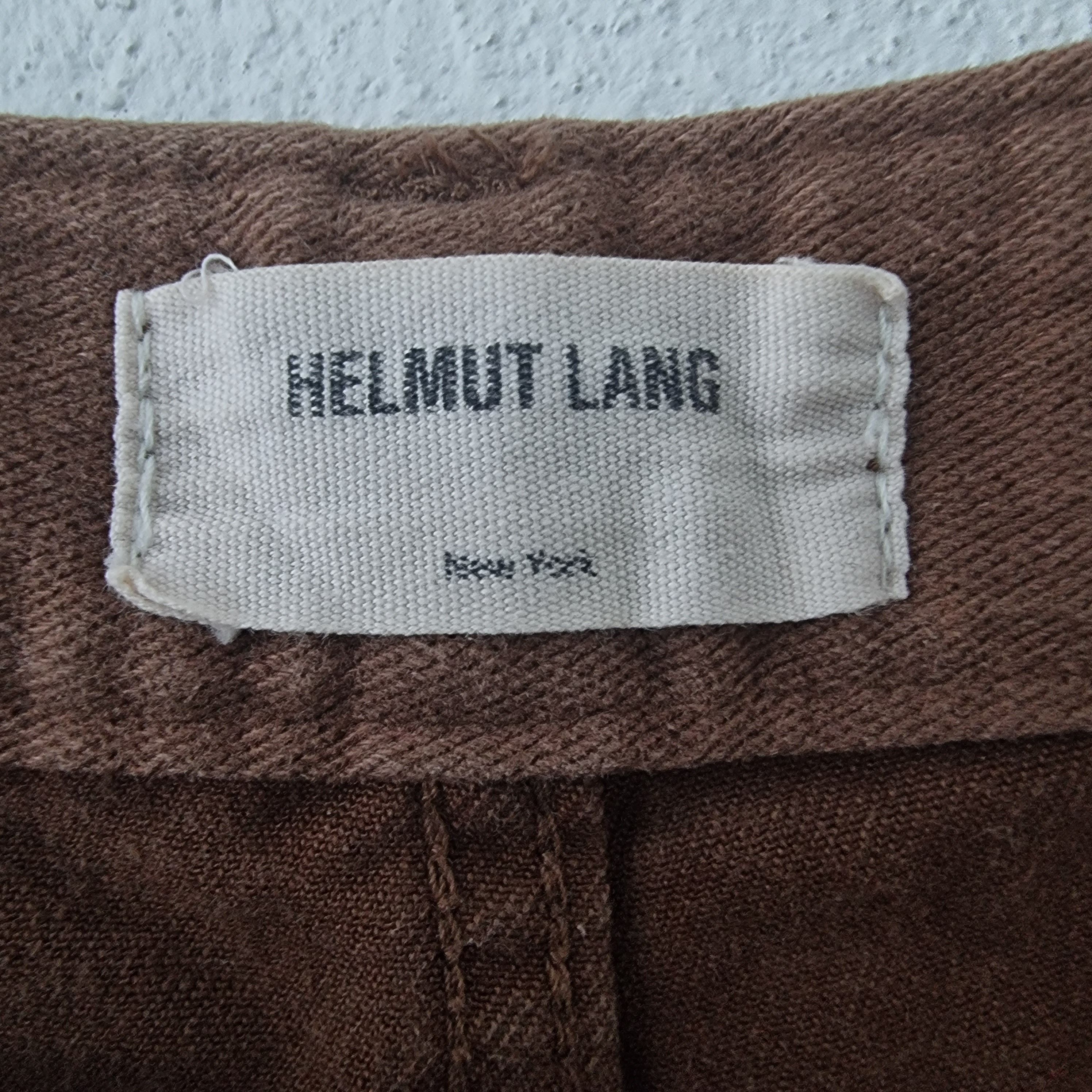 Helmut Lang ARCHIVE Helmut Lang Late 90s Dirty Dark - Made in USA - Rare Size US 32 / EU 48 - 5 Thumbnail