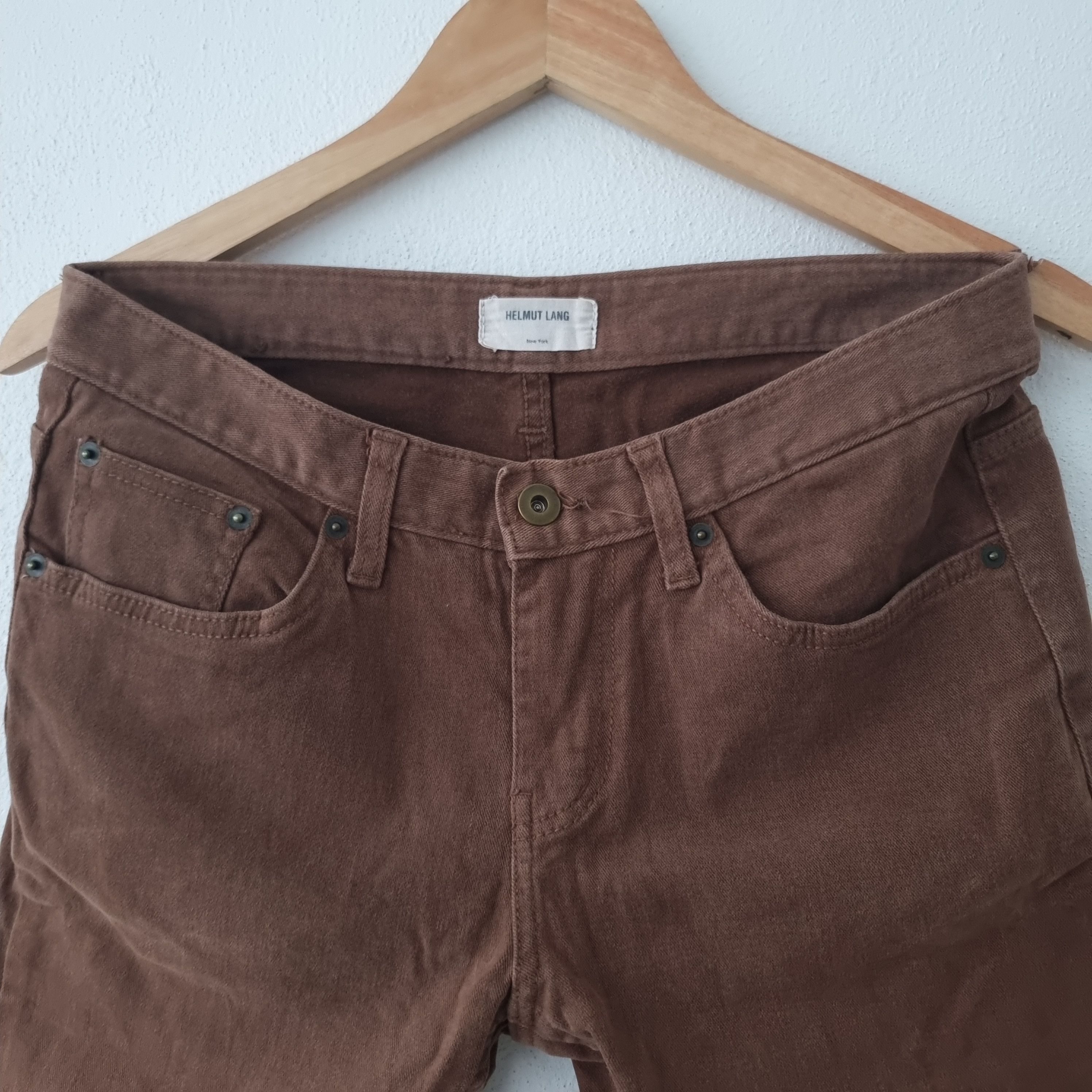 Helmut Lang ARCHIVE Helmut Lang Late 90s Dirty Dark - Made in USA - Rare Size US 32 / EU 48 - 3 Thumbnail