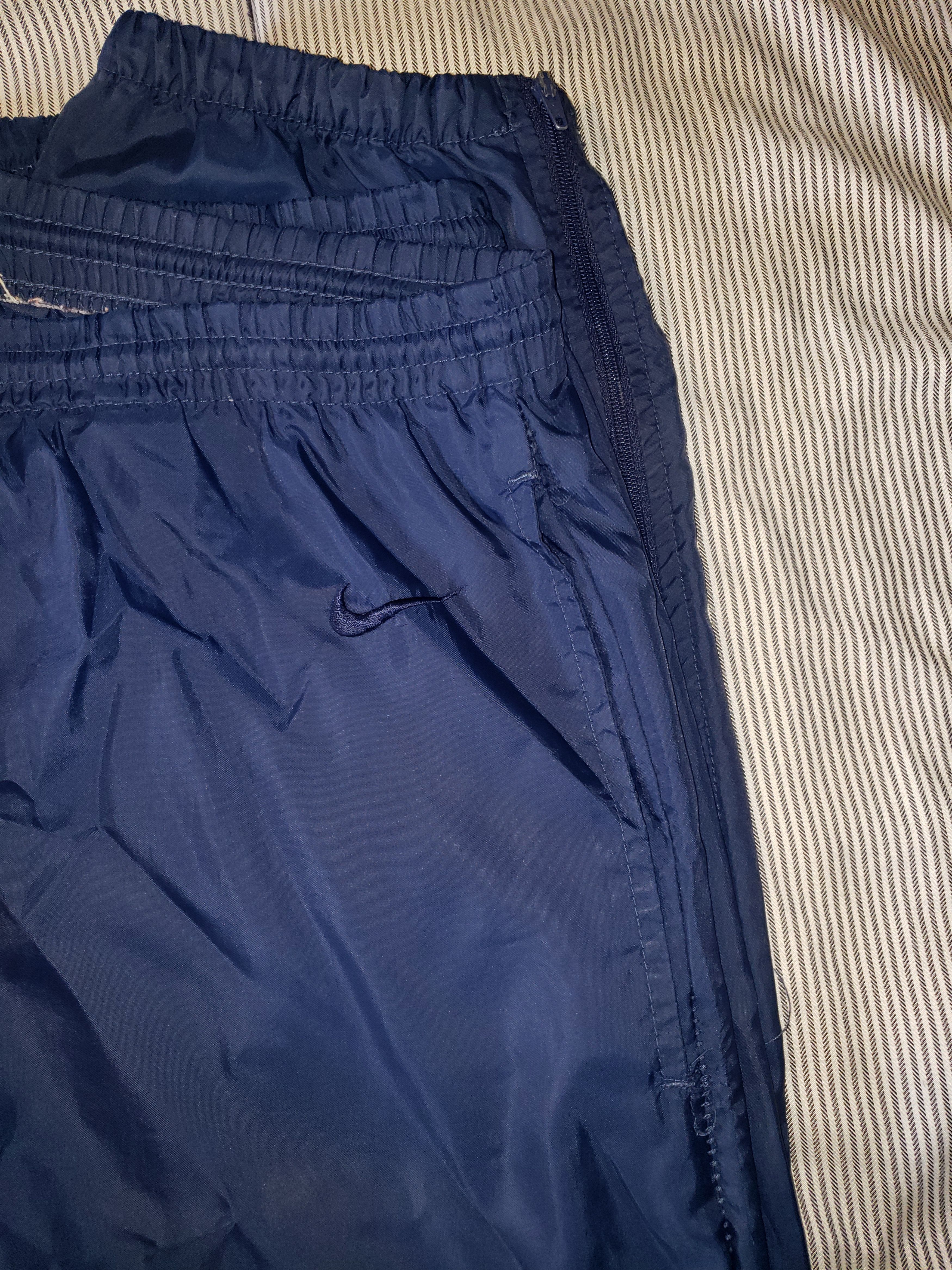 Nike Vintage 90s Navy Blue Nike Sweatpants Size US 44 / EU 60 - 5 Thumbnail