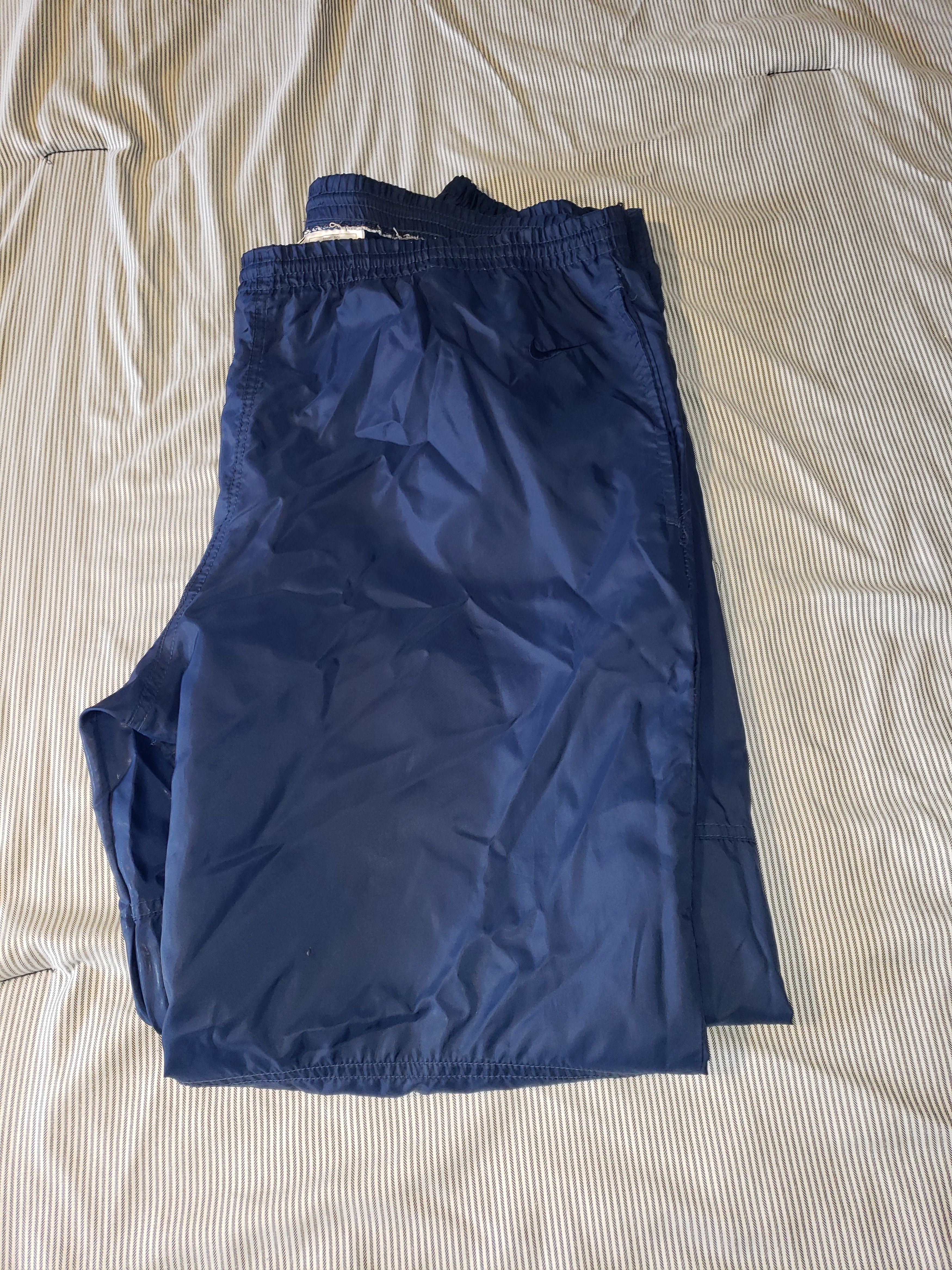 Nike Vintage 90s Navy Blue Nike Sweatpants Size US 44 / EU 60 - 3 Thumbnail