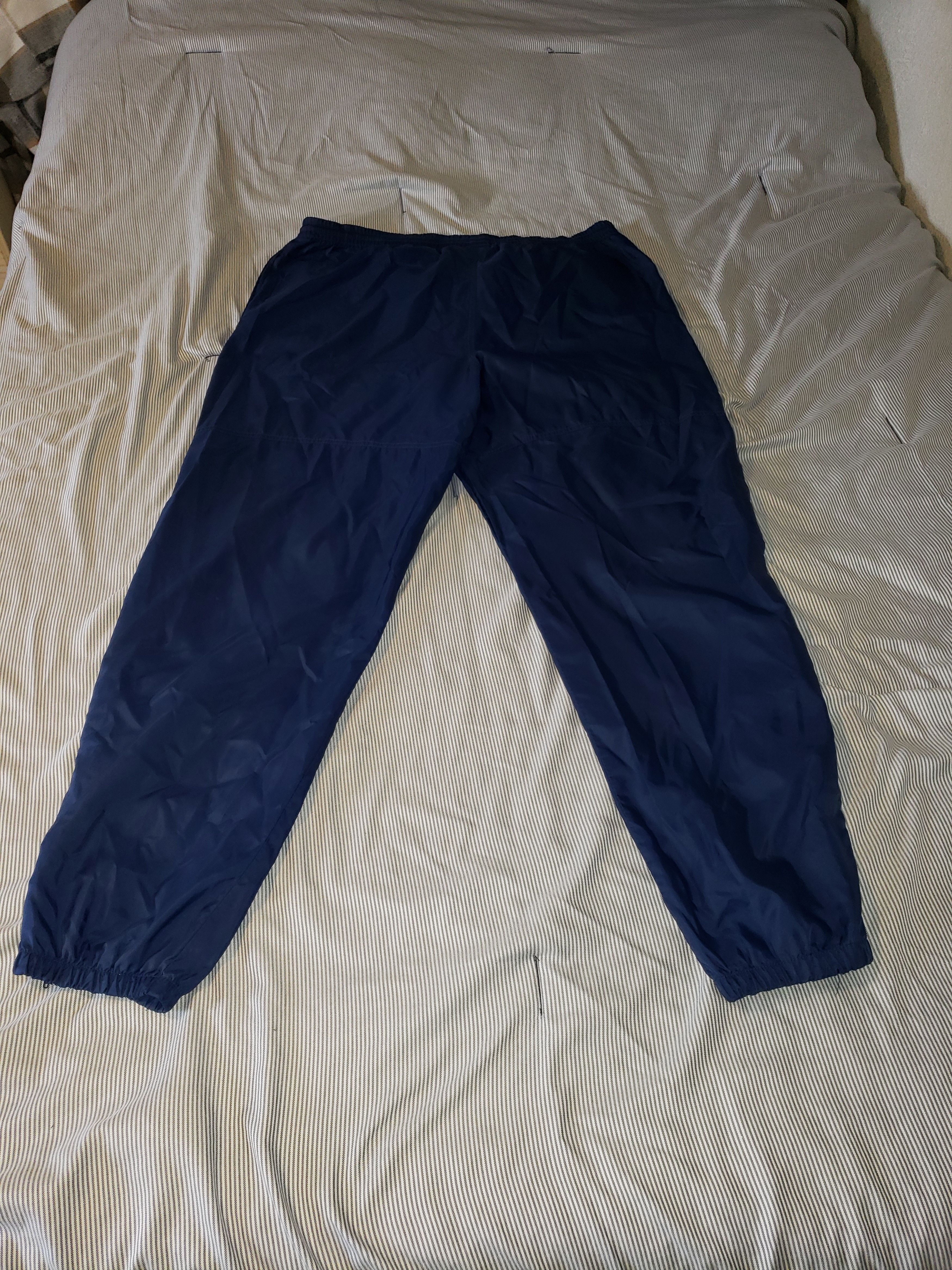 Nike Vintage 90s Navy Blue Nike Sweatpants Size US 44 / EU 60 - 4 Thumbnail