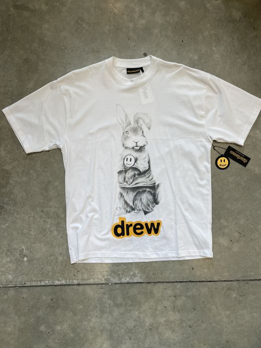 Drew House Drew house real Jackie ss tee white size large | Grailed