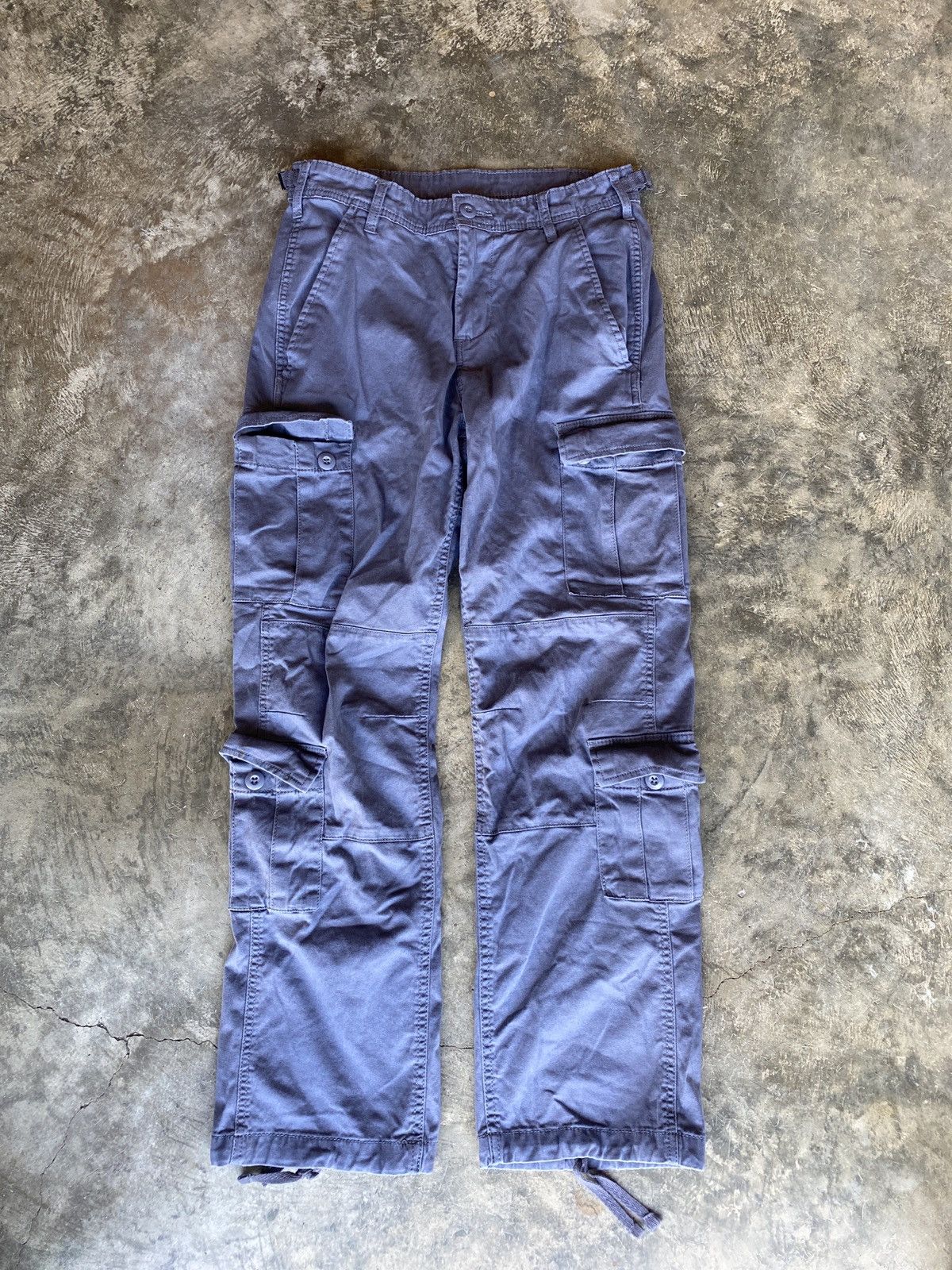 Other Vintage Grey Tactical Cargo Pants Grey Size 28 Size US 28 / EU 44 - 1 Thumbnail