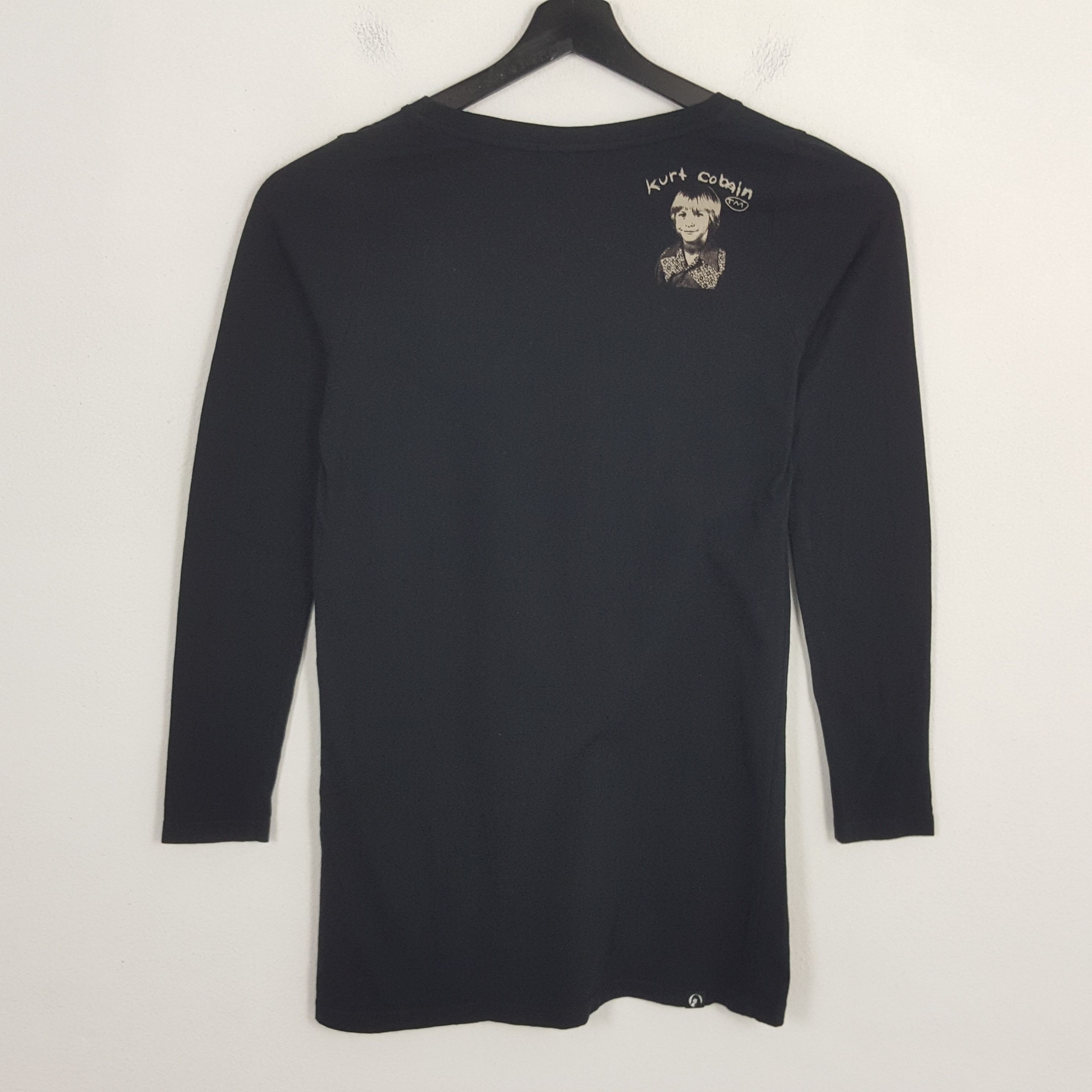 Hysteric Glamour　 Cobain ブラックシャツ HYSTERIC GLAMOUR（ヒステリックグラマー）の「KURT COBAIN/25th