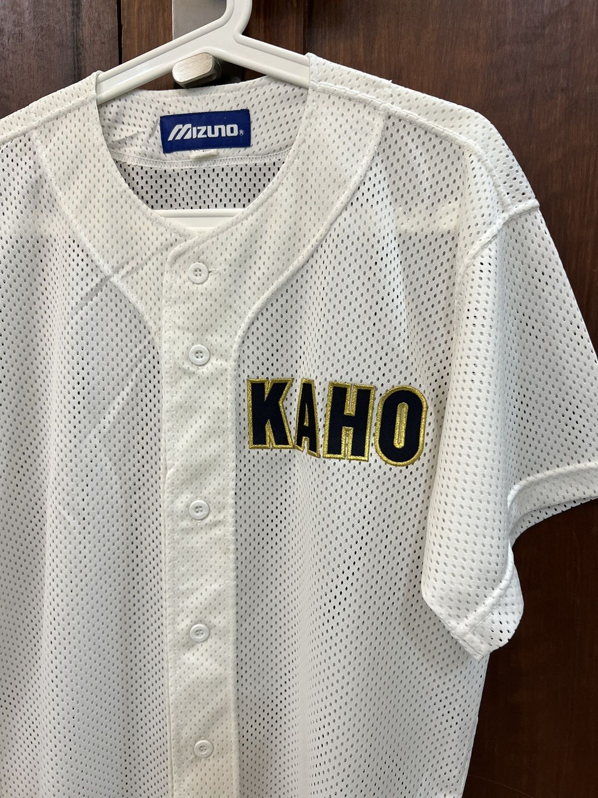 Japanese Brand × Mizuno Mizuno Kaho Baseball Jersey Size US L / EU 52-54 / 3 - 3 Thumbnail
