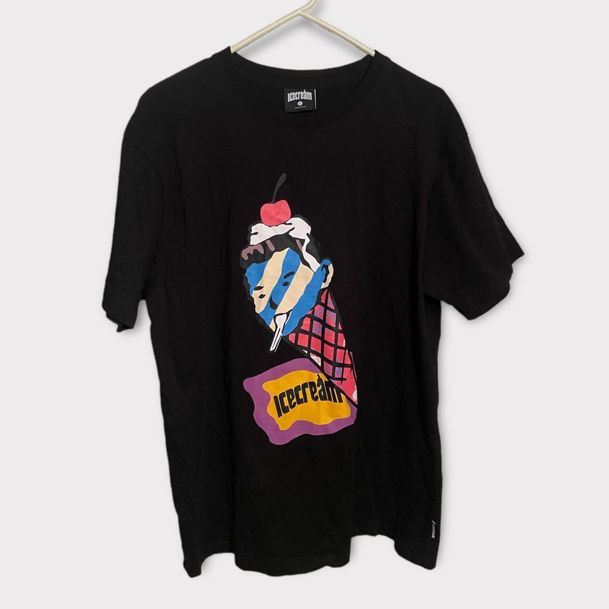 Icecream ICECREAM MENS CONE MAN BLACK TEE MENS LARGE Size US L / EU 52-54 / 3 - 1 Thumbnail