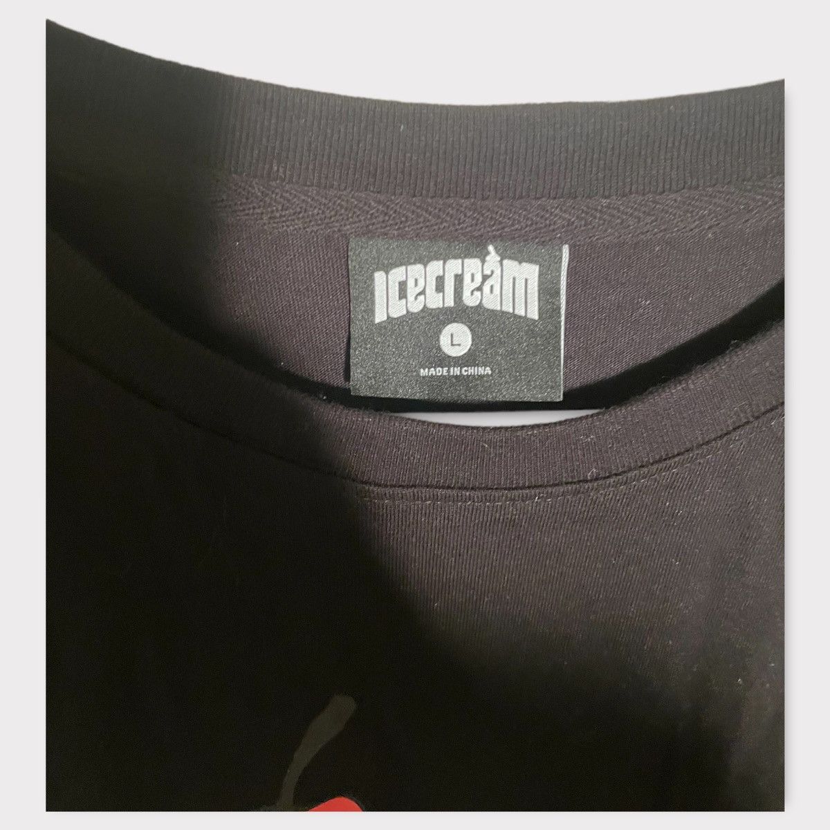 Icecream ICECREAM MENS CONE MAN BLACK TEE MENS LARGE Size US L / EU 52-54 / 3 - 5 Thumbnail