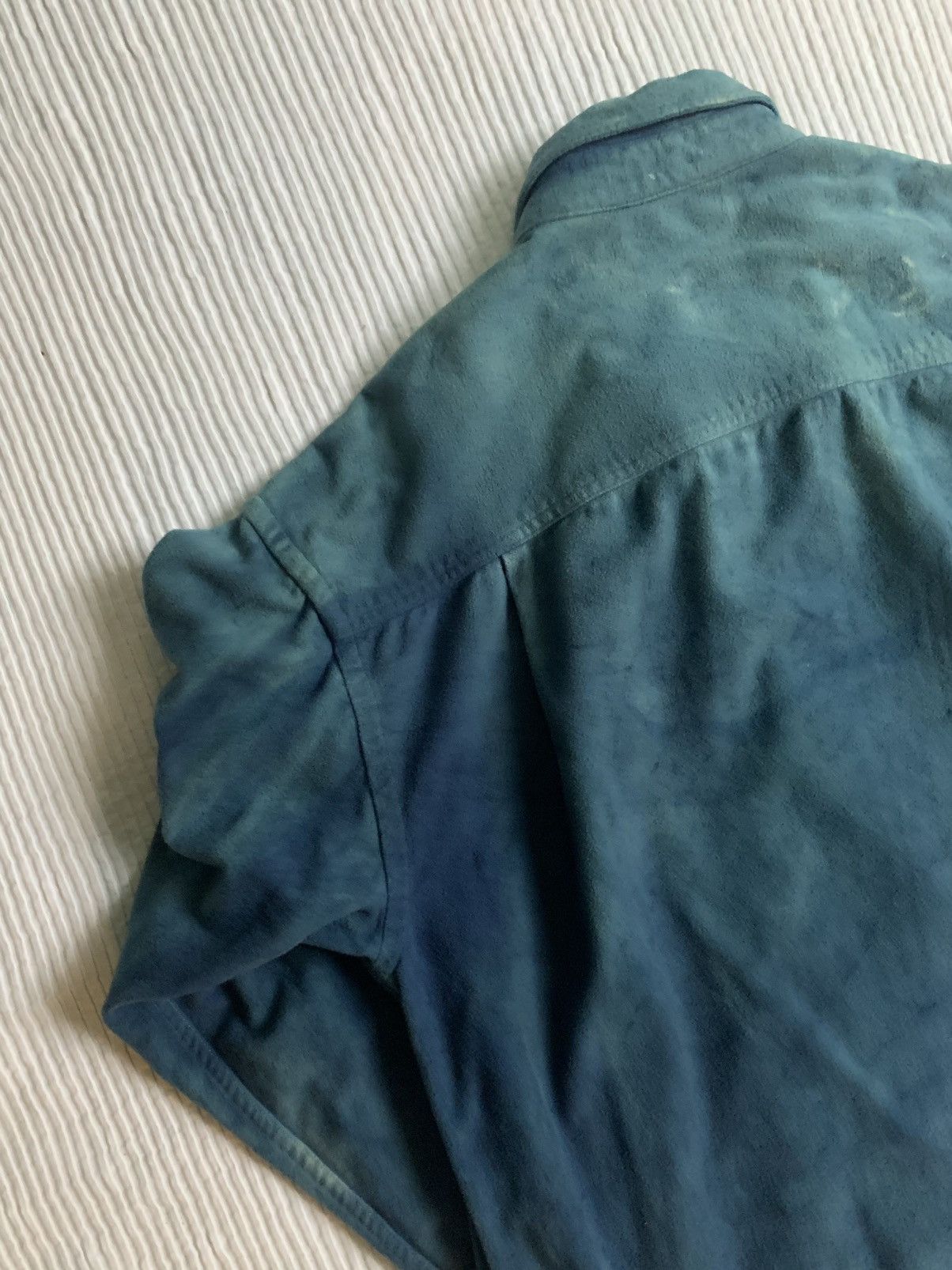 Handmade Moleskin Indigo Vintage Sport Shirt Size US L / EU 52-54 / 3 - 20 Thumbnail