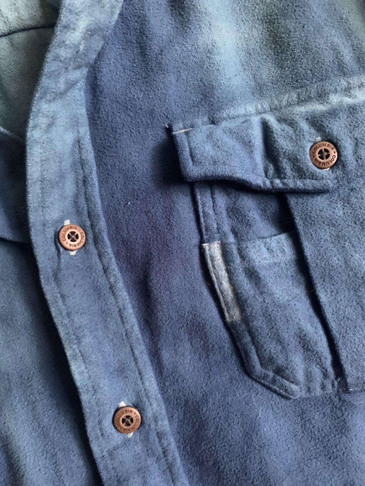 Handmade Moleskin Indigo Vintage Sport Shirt Size US L / EU 52-54 / 3 - 11 Thumbnail