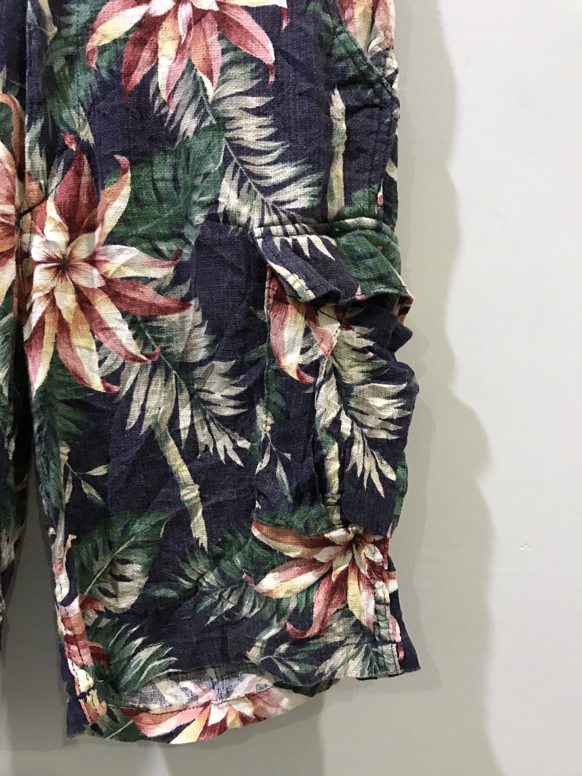 Designer 68&BROTHERS Japan Cargo Floral Short Size US 33 - 4 Thumbnail
