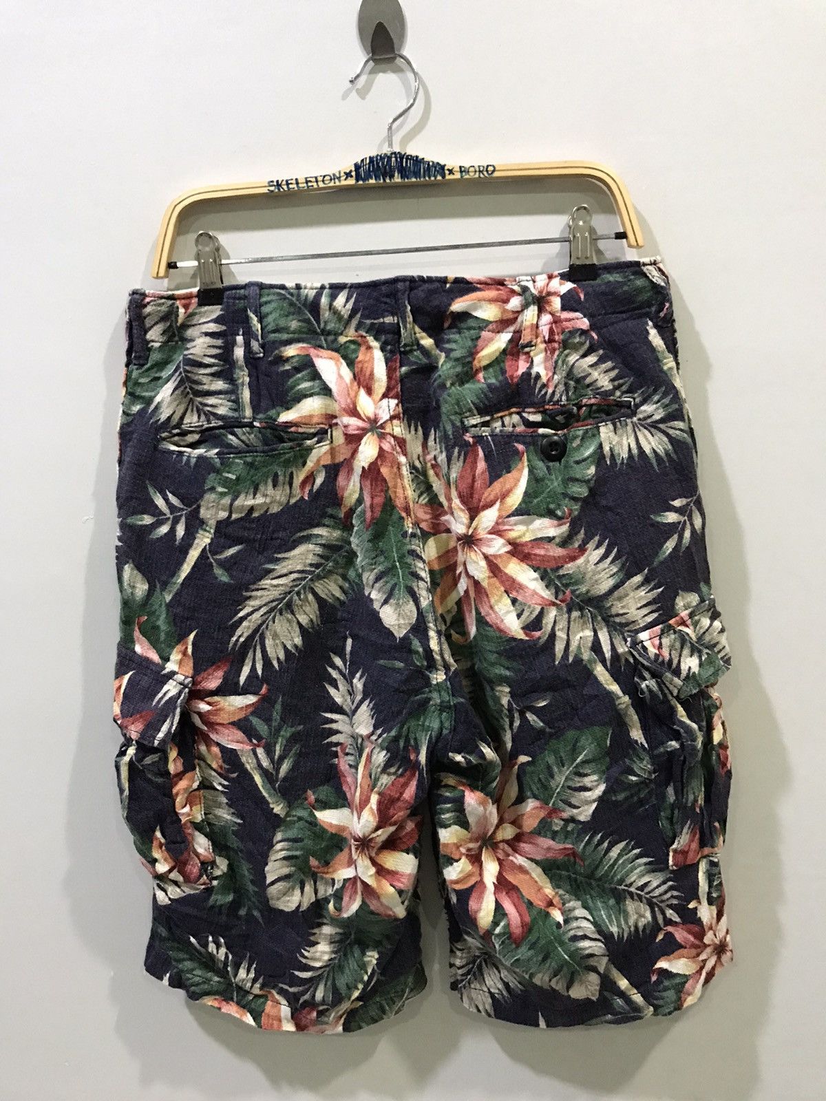 Designer 68&BROTHERS Japan Cargo Floral Short Size US 33 - 7 Thumbnail