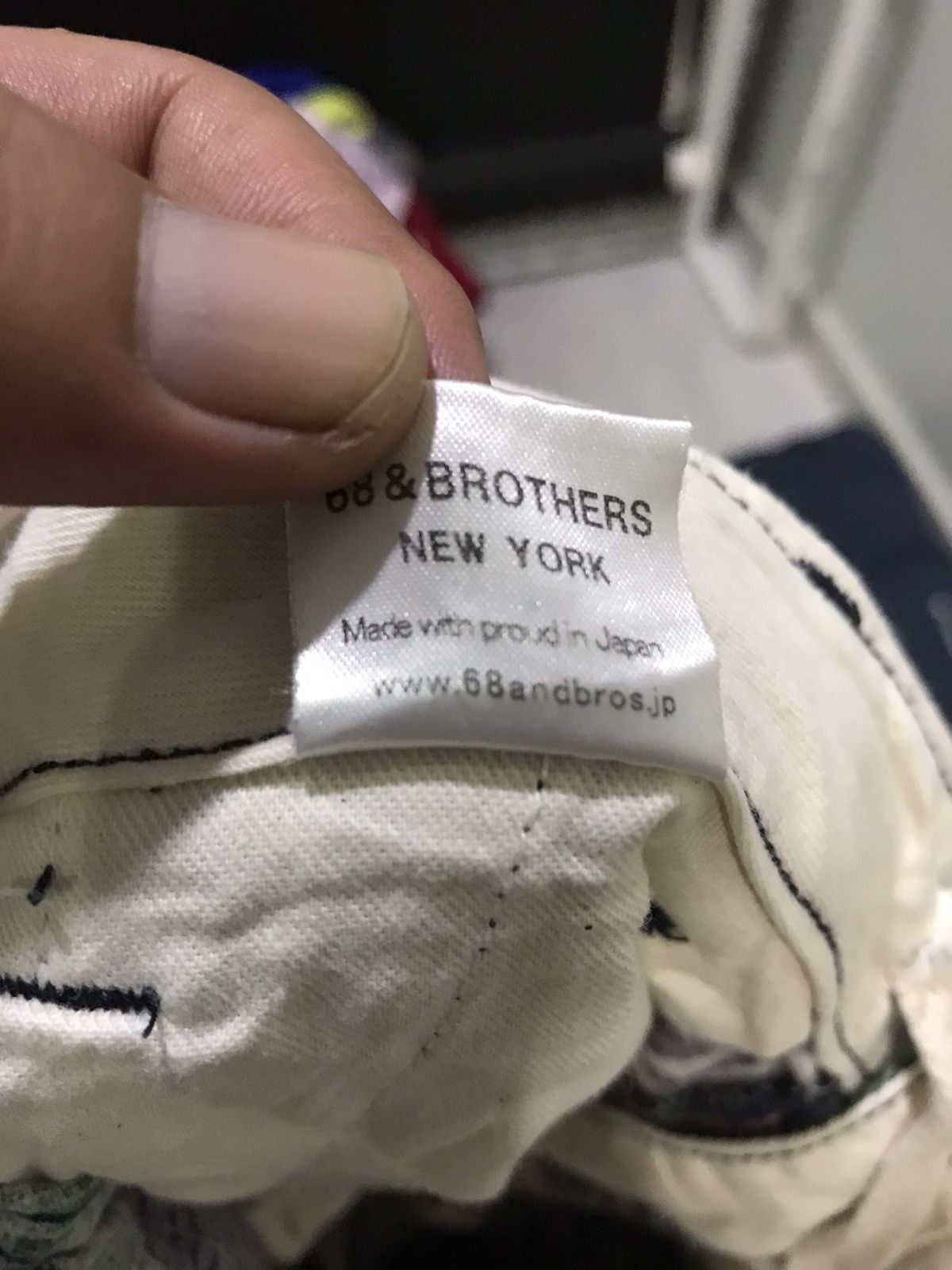 Designer 68&BROTHERS Japan Cargo Floral Short Size US 33 - 12 Thumbnail