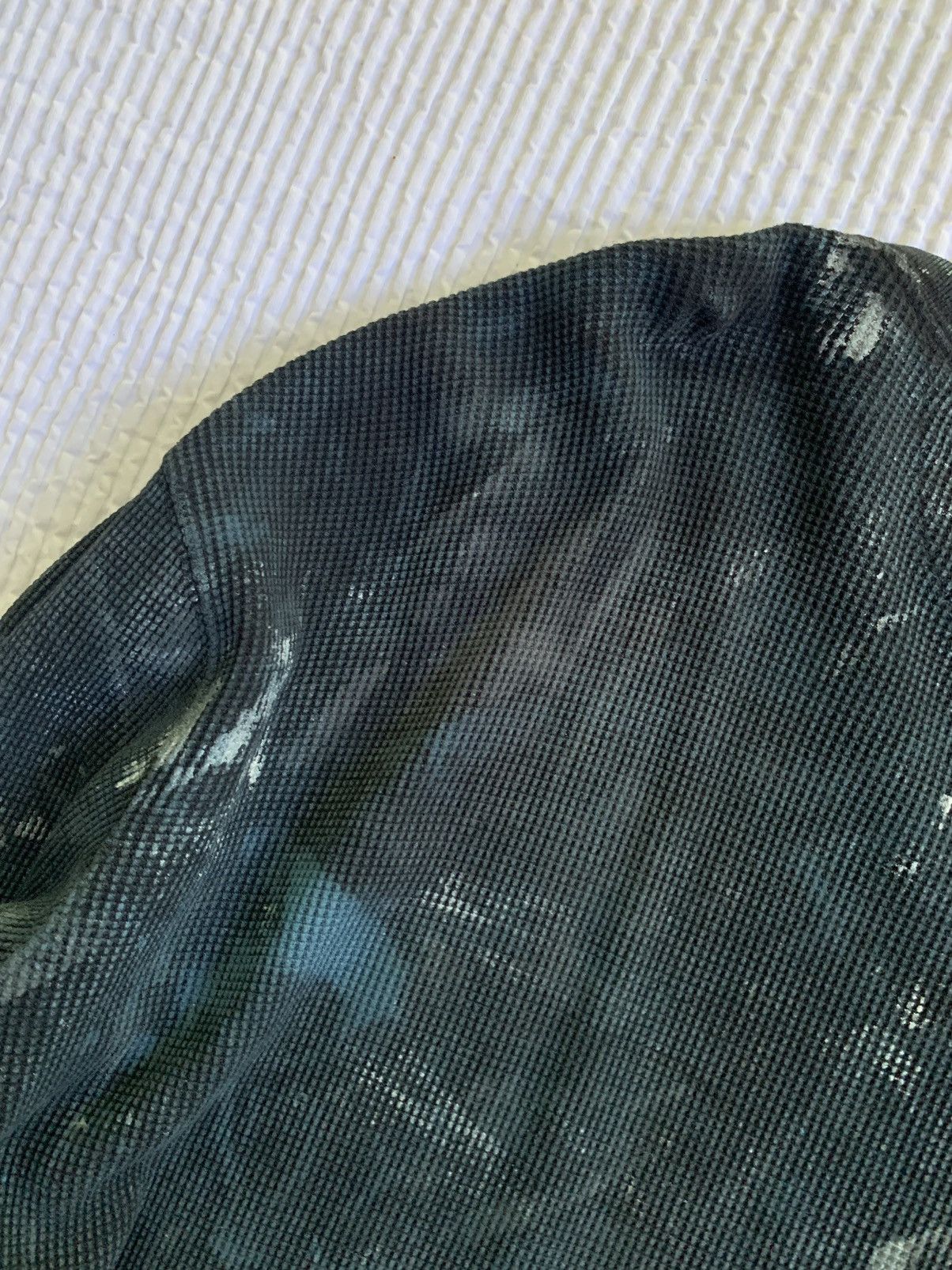 Handmade Blue Painted Black Thermal Size US XL / EU 56 / 4 - 16 Thumbnail