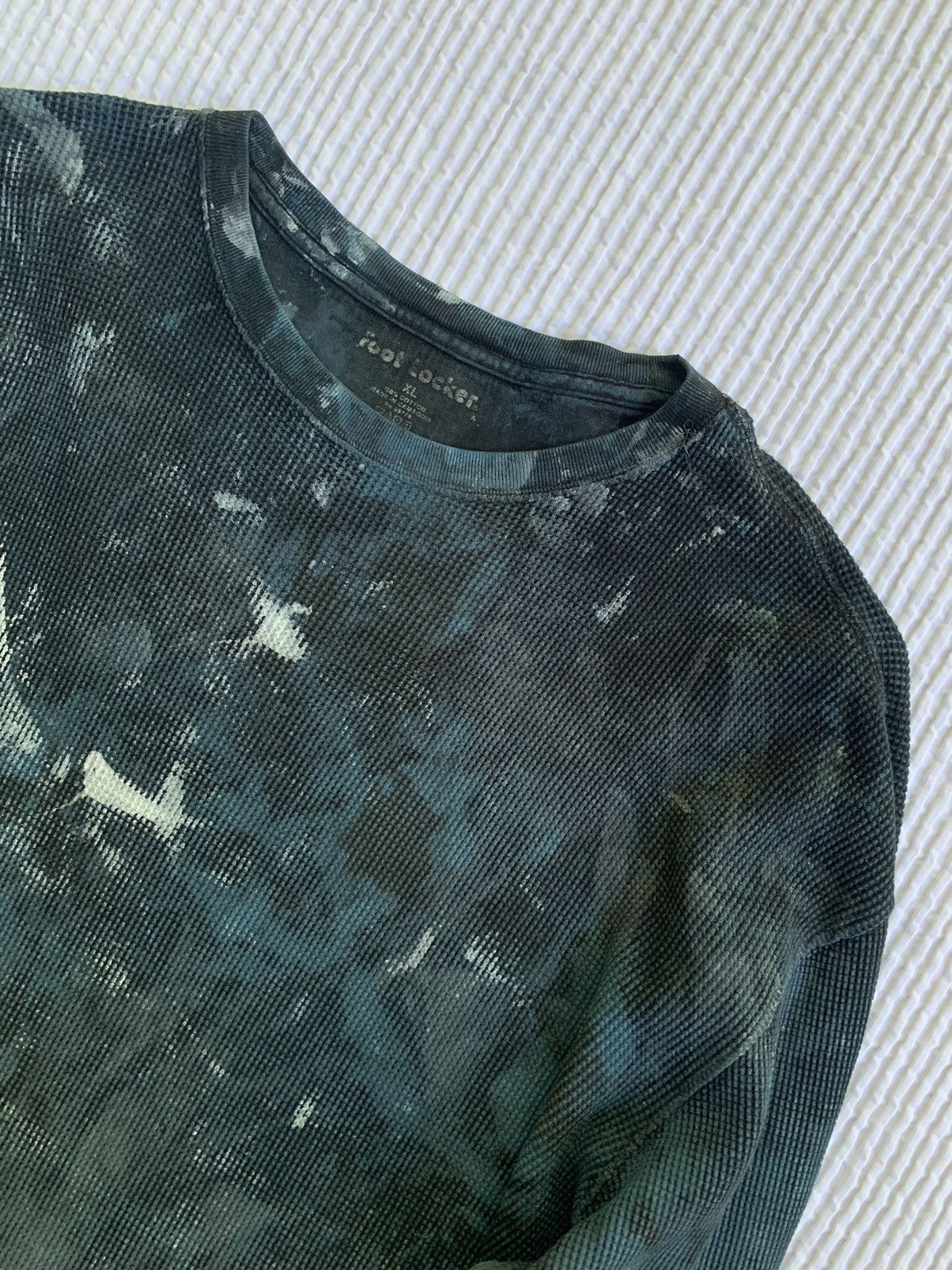 Handmade Blue Painted Black Thermal Size US XL / EU 56 / 4 - 3 Thumbnail