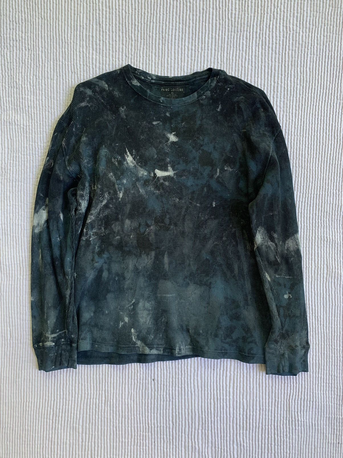 Handmade Blue Painted Black Thermal Size US XL / EU 56 / 4 - 1 Thumbnail