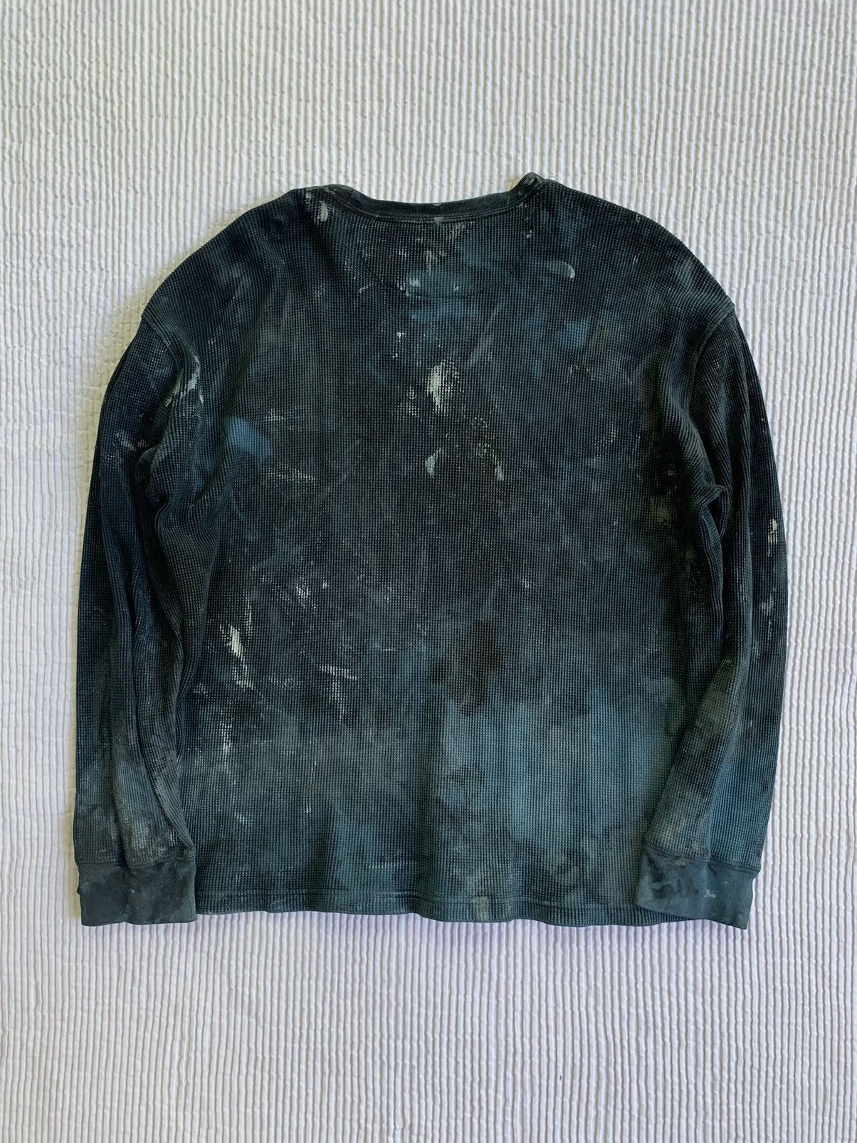 Handmade Blue Painted Black Thermal Size US XL / EU 56 / 4 - 10 Thumbnail