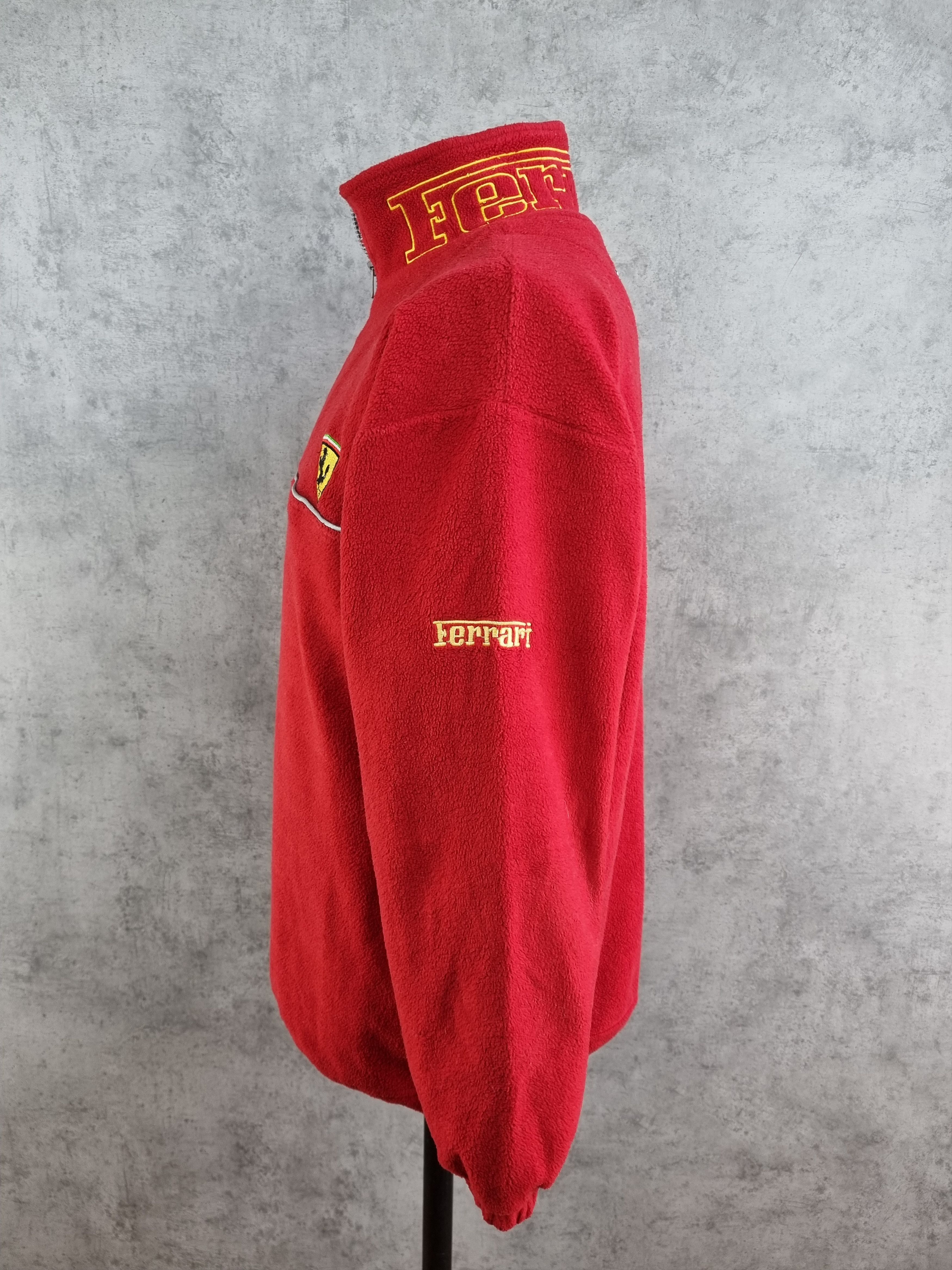 Ferrari × Formula 1 90s Ferrari Schumacher Embroidered logo Fleece Pullover Size US M / EU 48-50 / 2 - 8 Thumbnail