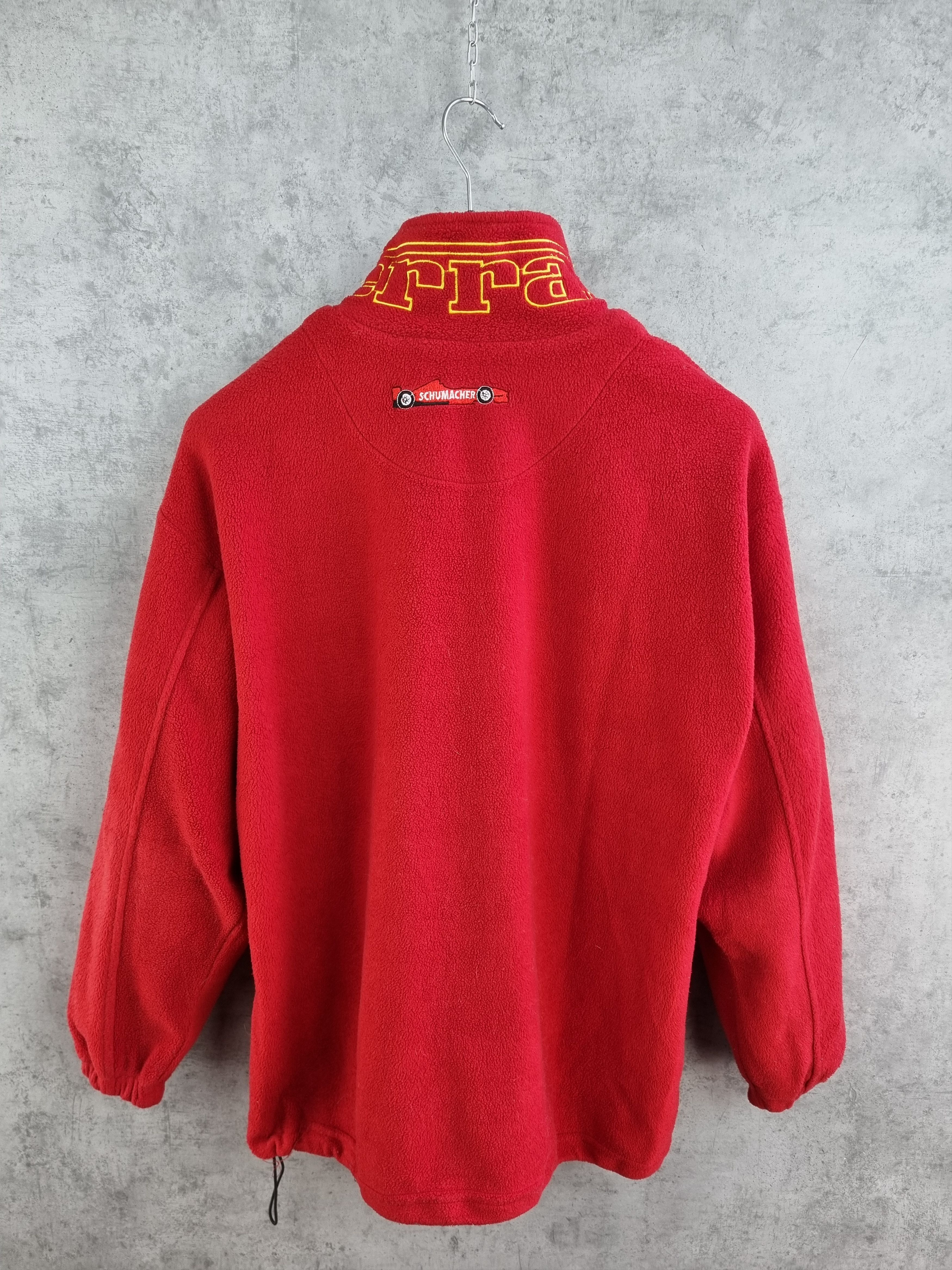 Ferrari × Formula 1 90s Ferrari Schumacher Embroidered logo Fleece Pullover Size US M / EU 48-50 / 2 - 3 Thumbnail