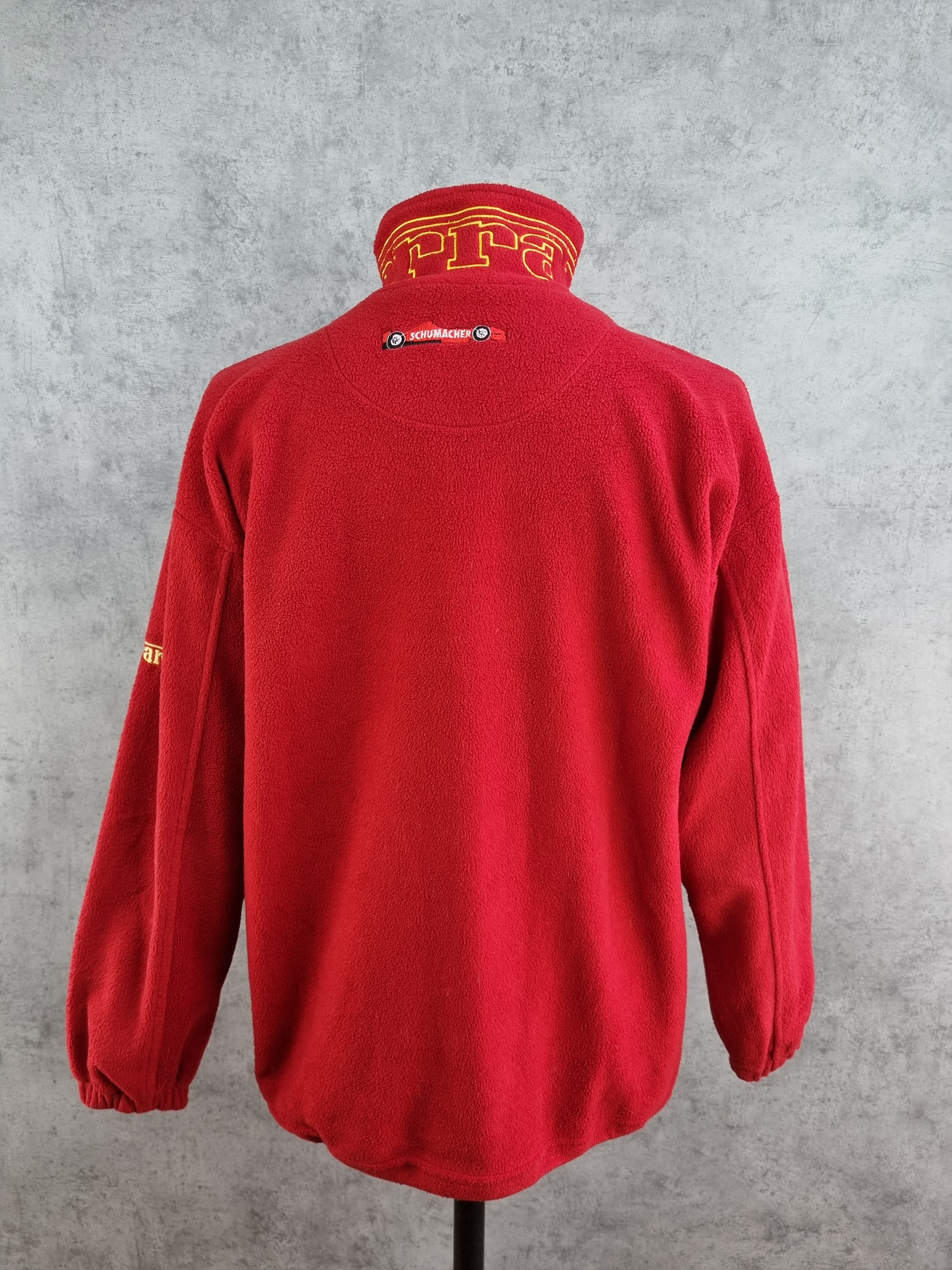 Ferrari × Formula 1 90s Ferrari Schumacher Embroidered logo Fleece Pullover Size US M / EU 48-50 / 2 - 7 Thumbnail