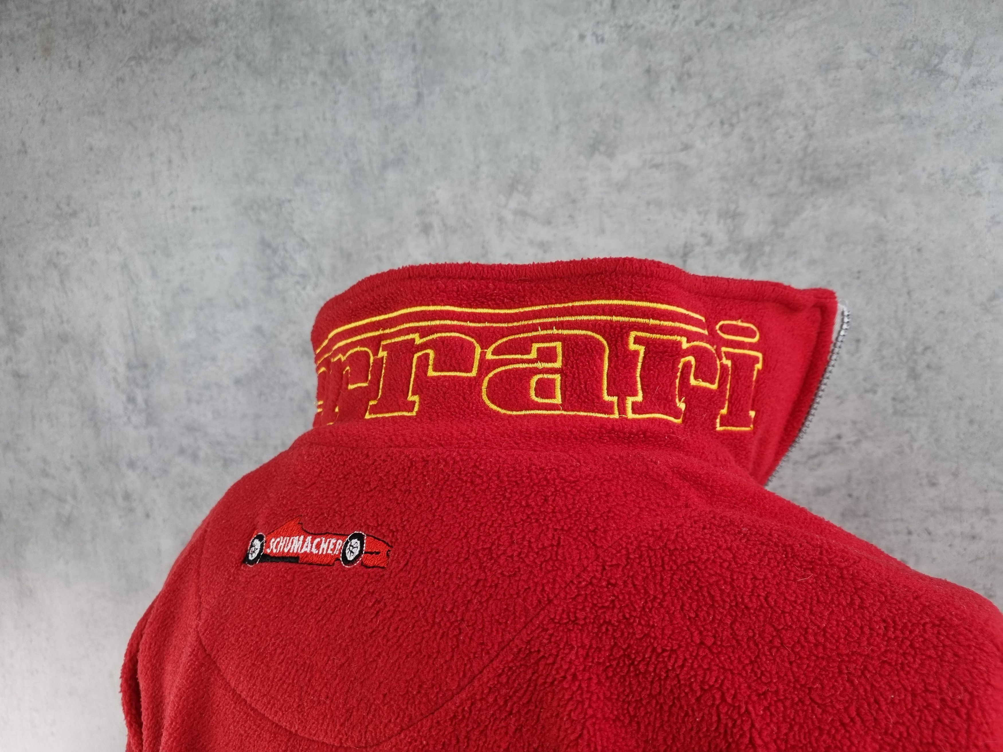 Ferrari × Formula 1 90s Ferrari Schumacher Embroidered logo Fleece Pullover Size US M / EU 48-50 / 2 - 5 Thumbnail