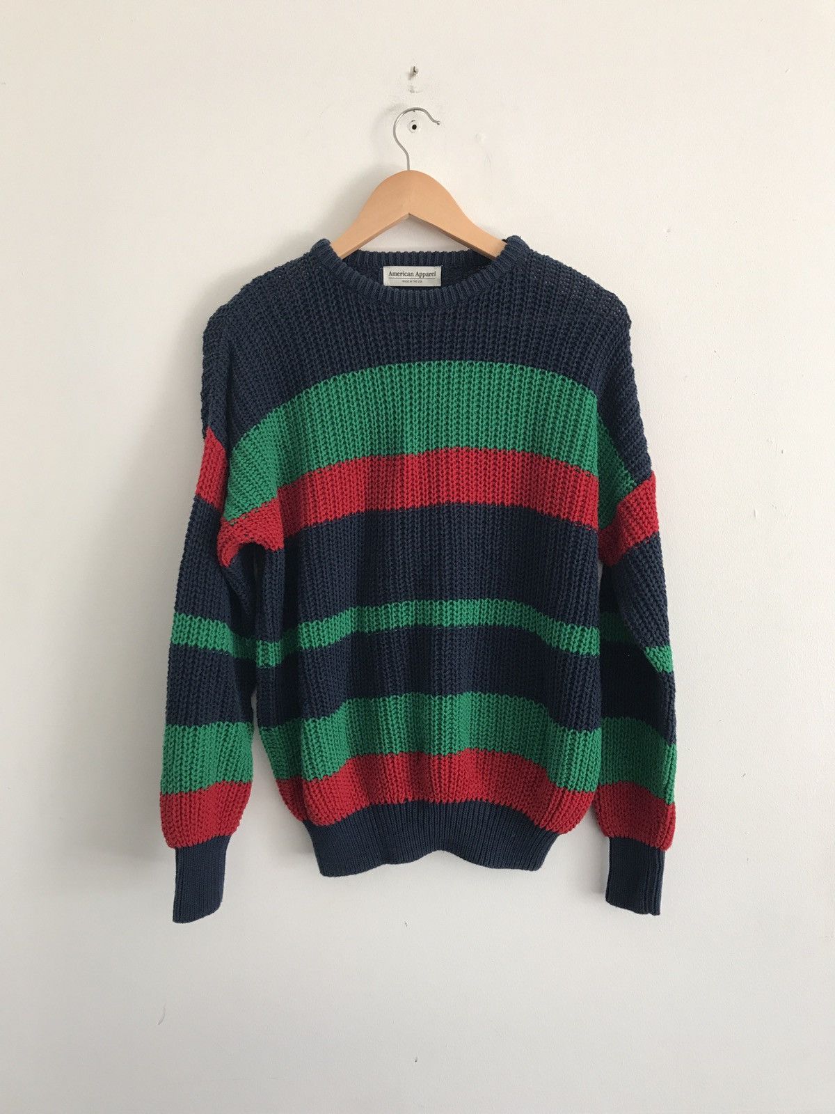 American Apparel vintage stripe Fisherman Sweater | Grailed