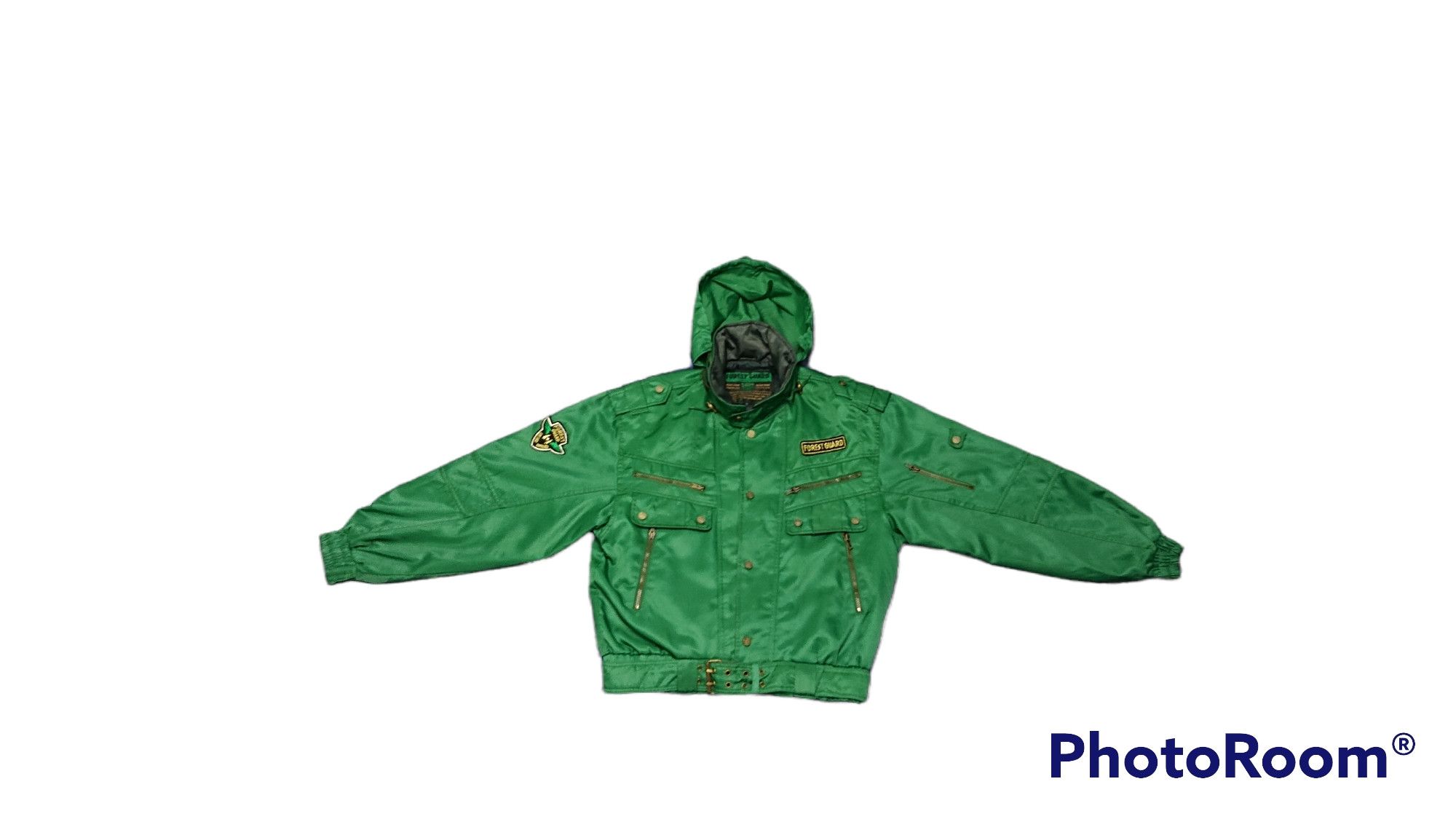 Japanese Brand Vintage 90s Green Leaf Bomber Jacket By Forest Guard Size US XL / EU 56 / 4 - 2 Thumbnail