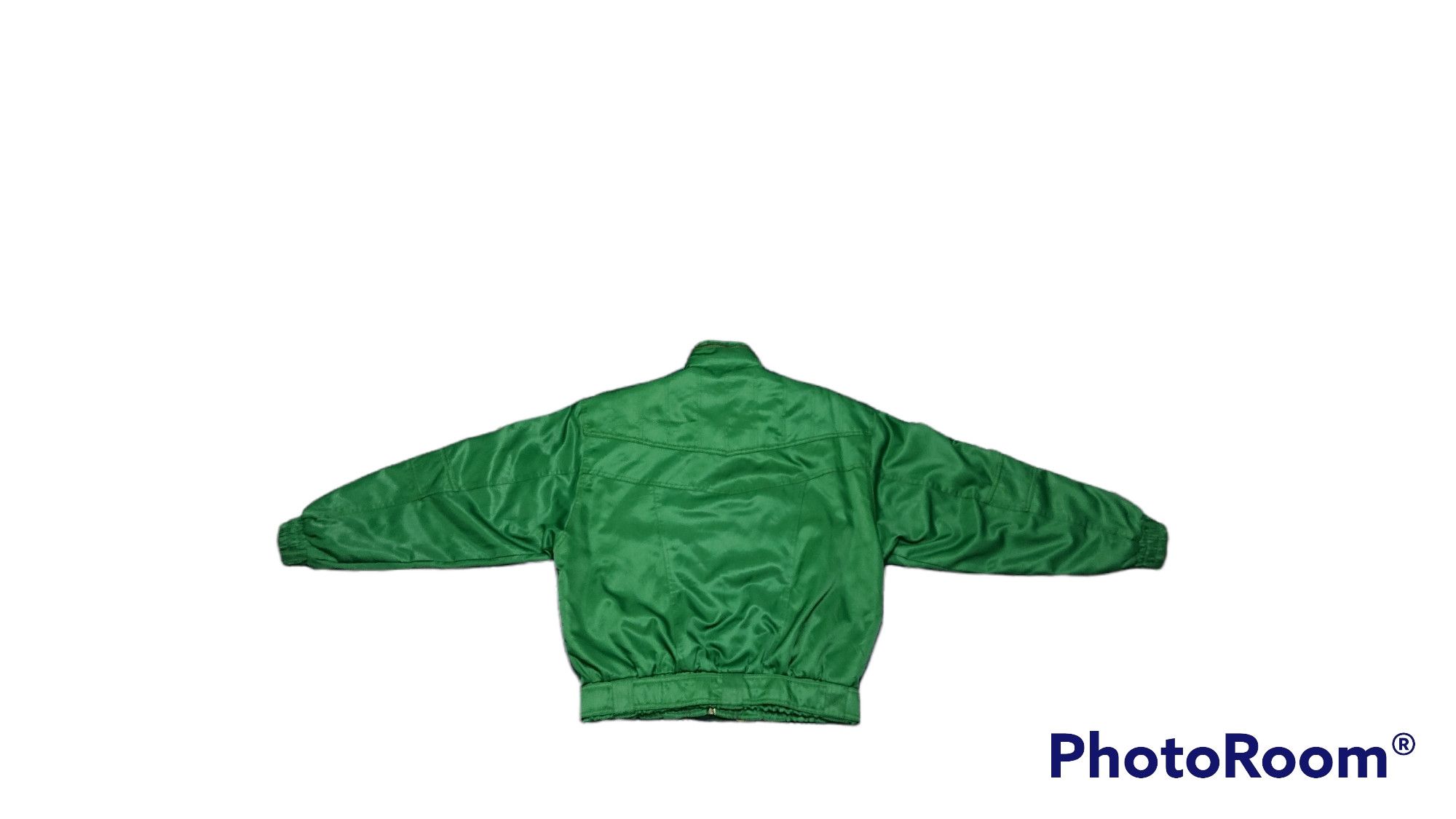 Japanese Brand Vintage 90s Green Leaf Bomber Jacket By Forest Guard Size US XL / EU 56 / 4 - 4 Thumbnail