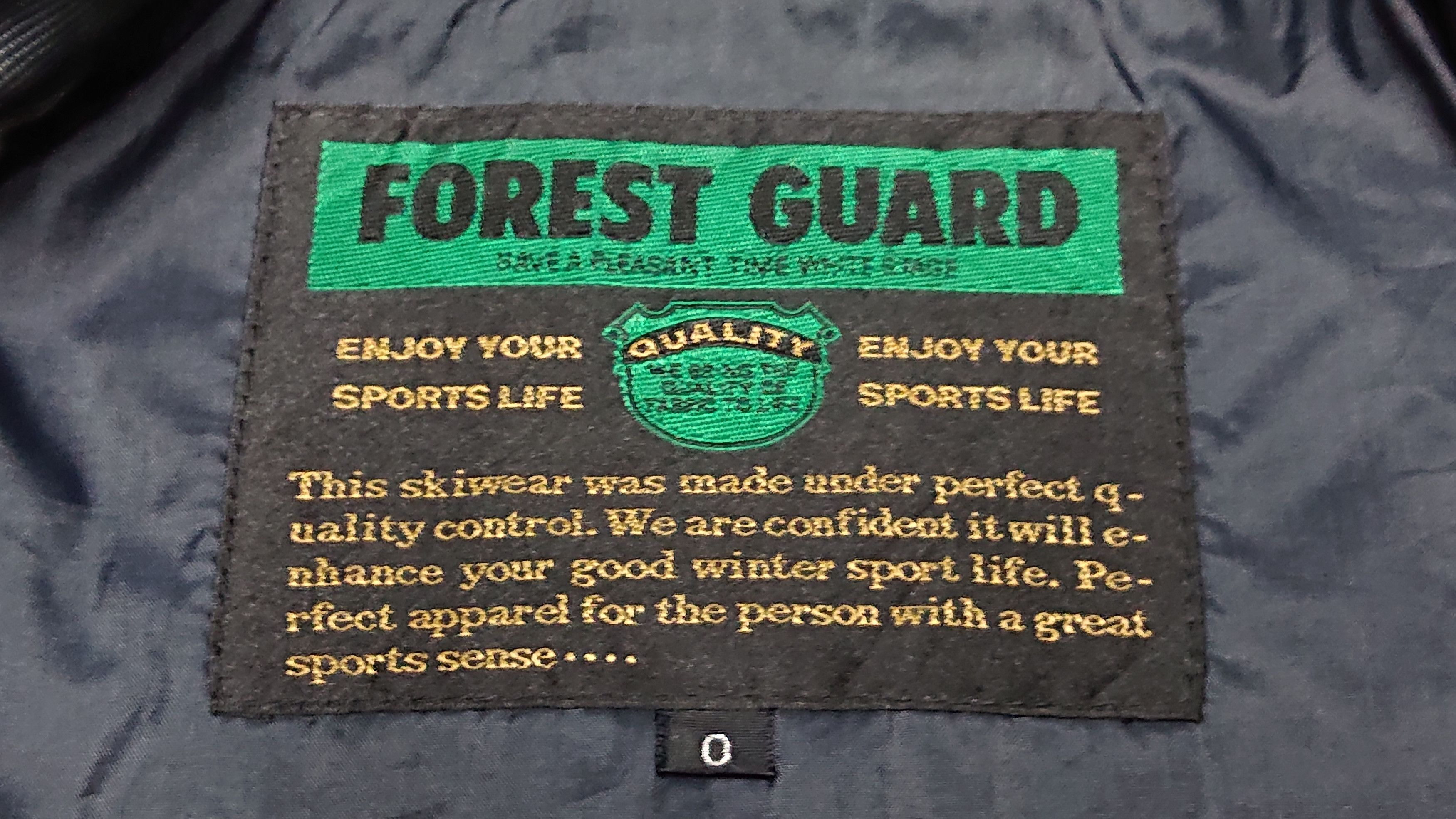 Japanese Brand Vintage 90s Green Leaf Bomber Jacket By Forest Guard Size US XL / EU 56 / 4 - 7 Thumbnail