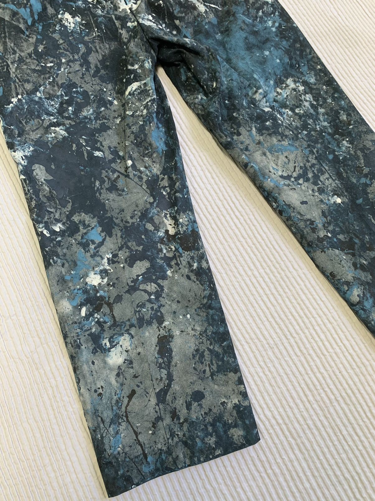 Handmade AbEx Painted Pant Size US 34 / EU 50 - 13 Thumbnail