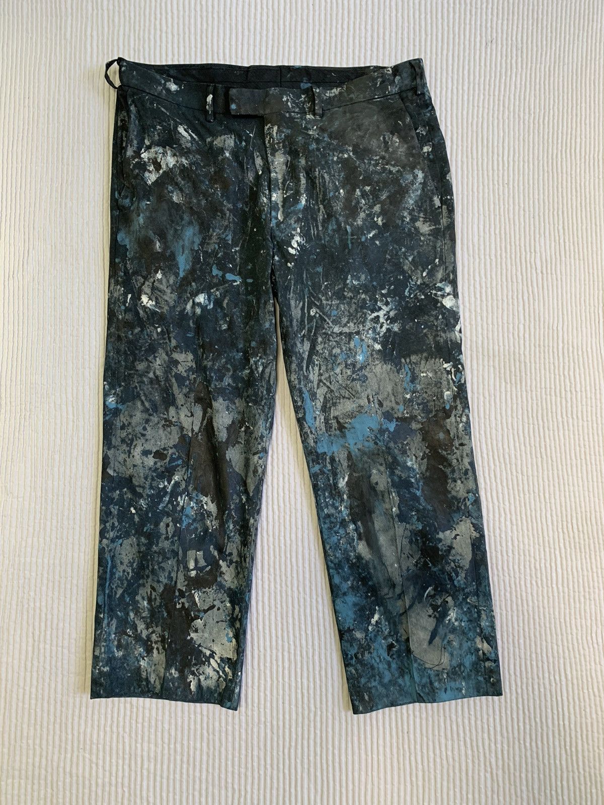 Handmade AbEx Painted Pant Size US 34 / EU 50 - 1 Thumbnail