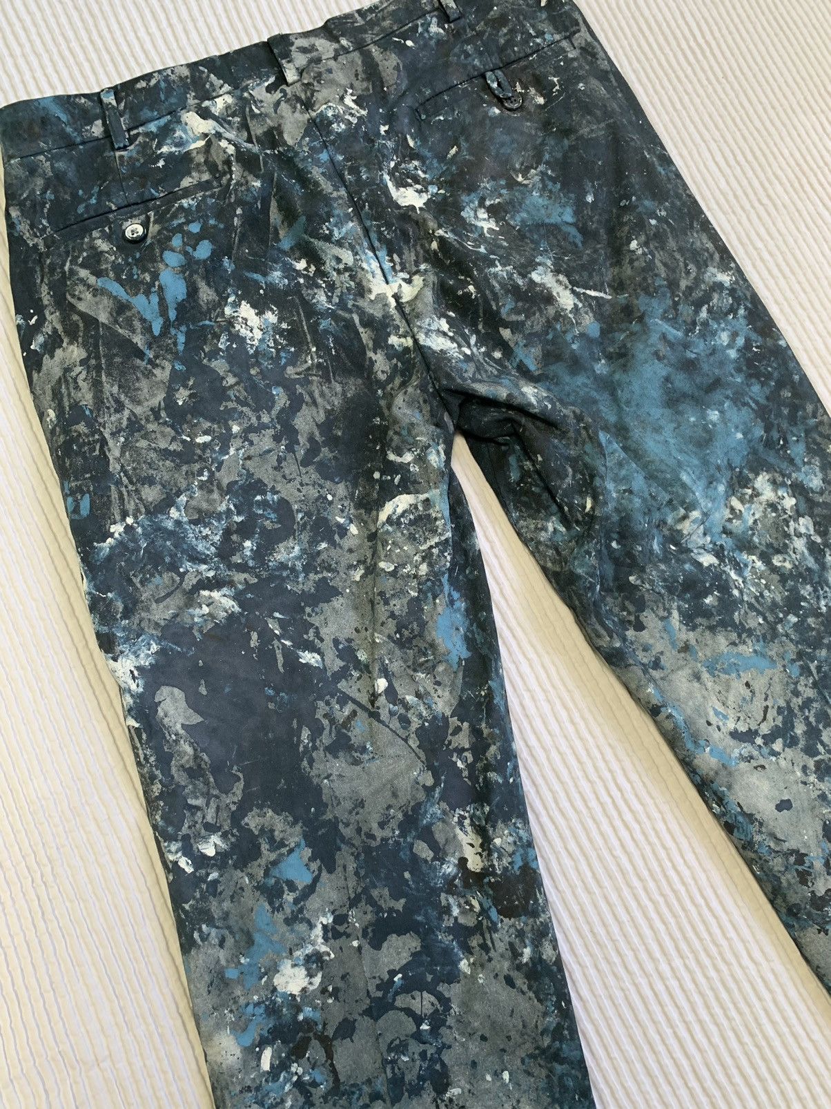 Handmade AbEx Painted Pant Size US 34 / EU 50 - 15 Thumbnail