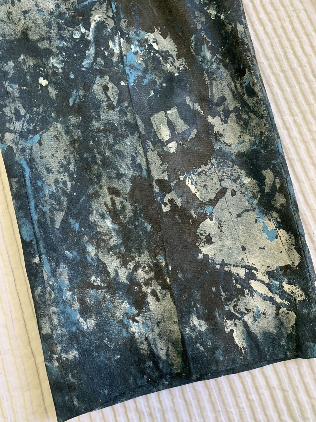 Handmade AbEx Painted Pant Size US 34 / EU 50 - 4 Thumbnail