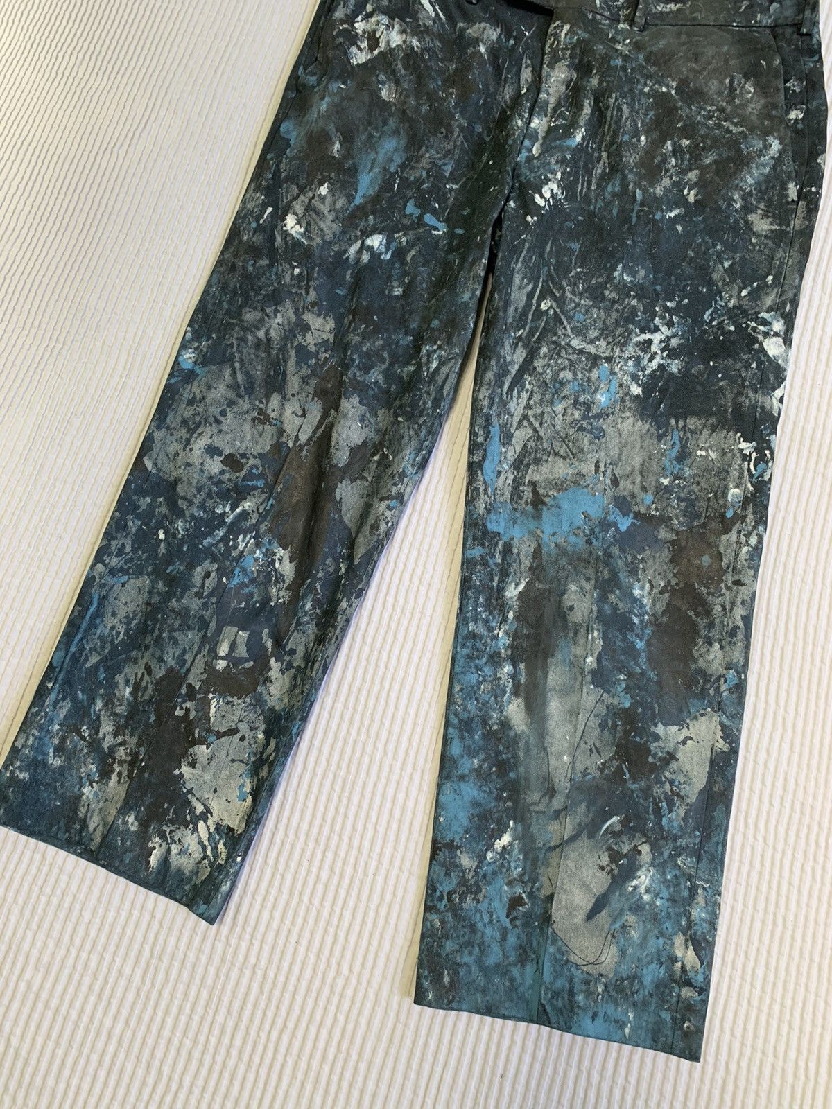 Handmade AbEx Painted Pant Size US 34 / EU 50 - 2 Thumbnail