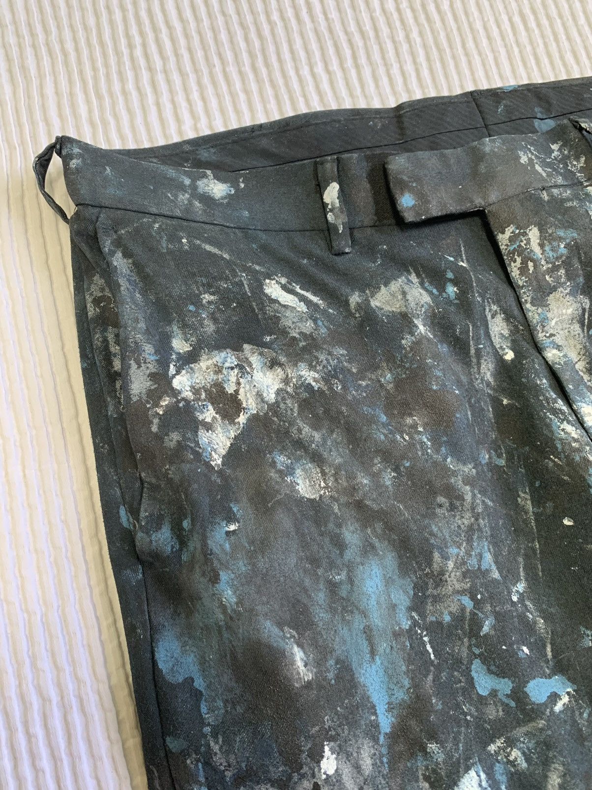 Handmade AbEx Painted Pant Size US 34 / EU 50 - 9 Thumbnail