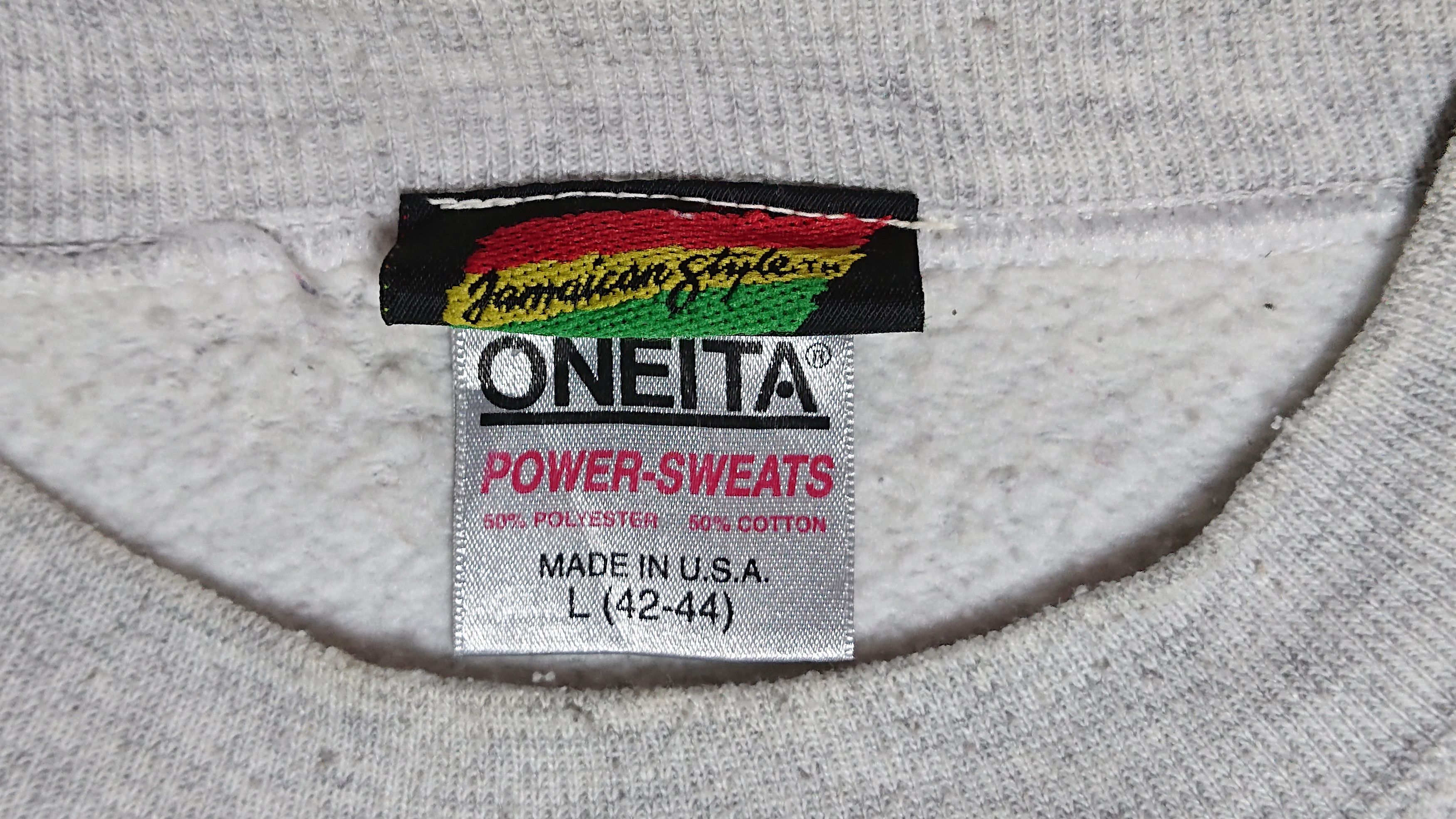 Vintage Vintage 80s Smoke Weed Jamaica Rasta Sweatshirt Size US XL / EU 56 / 4 - 5 Thumbnail