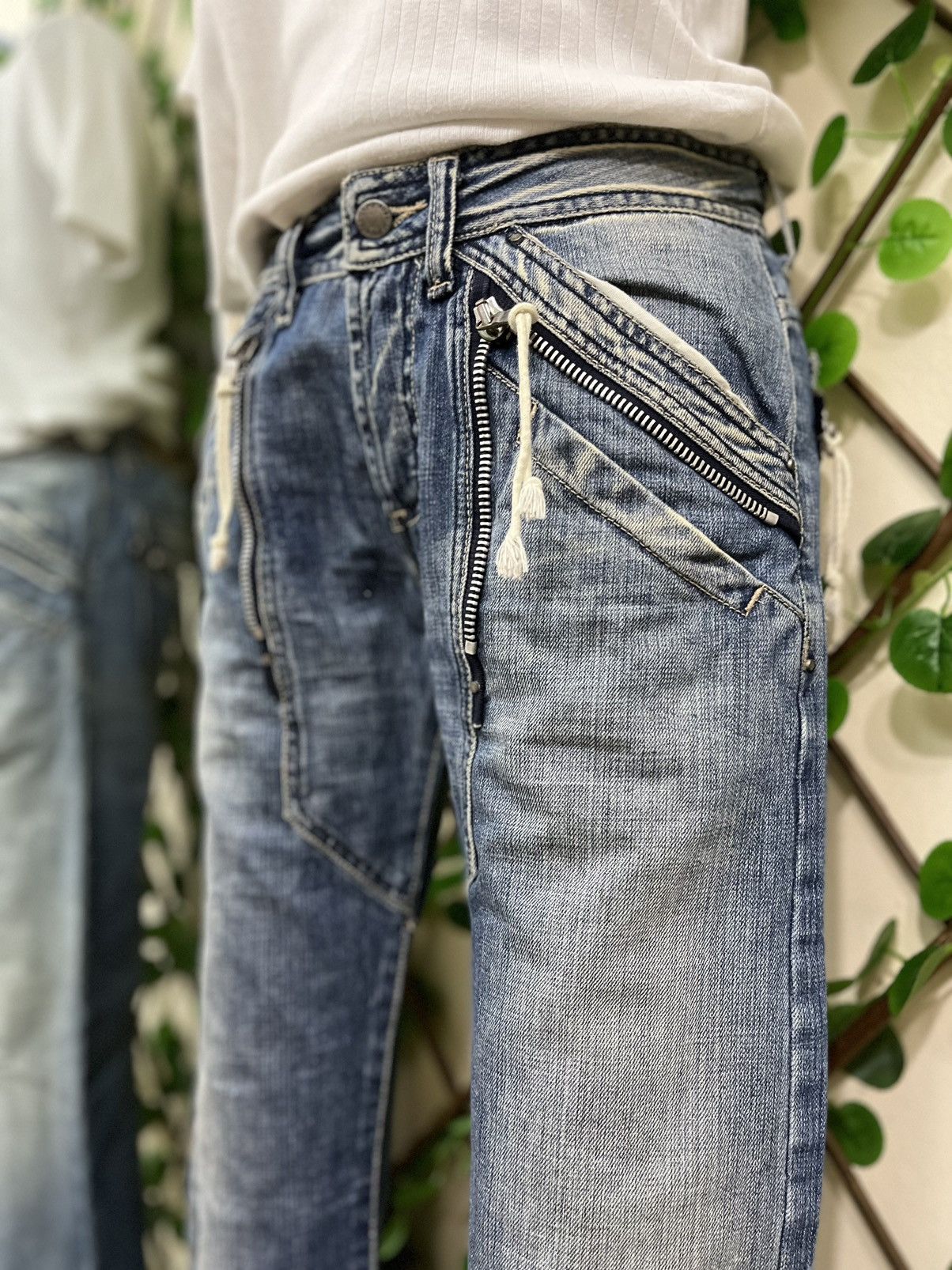 Vintage Special Design 🔥 Absolute Joy Japanese Brand Denime Pants Size US 29 - 3 Thumbnail
