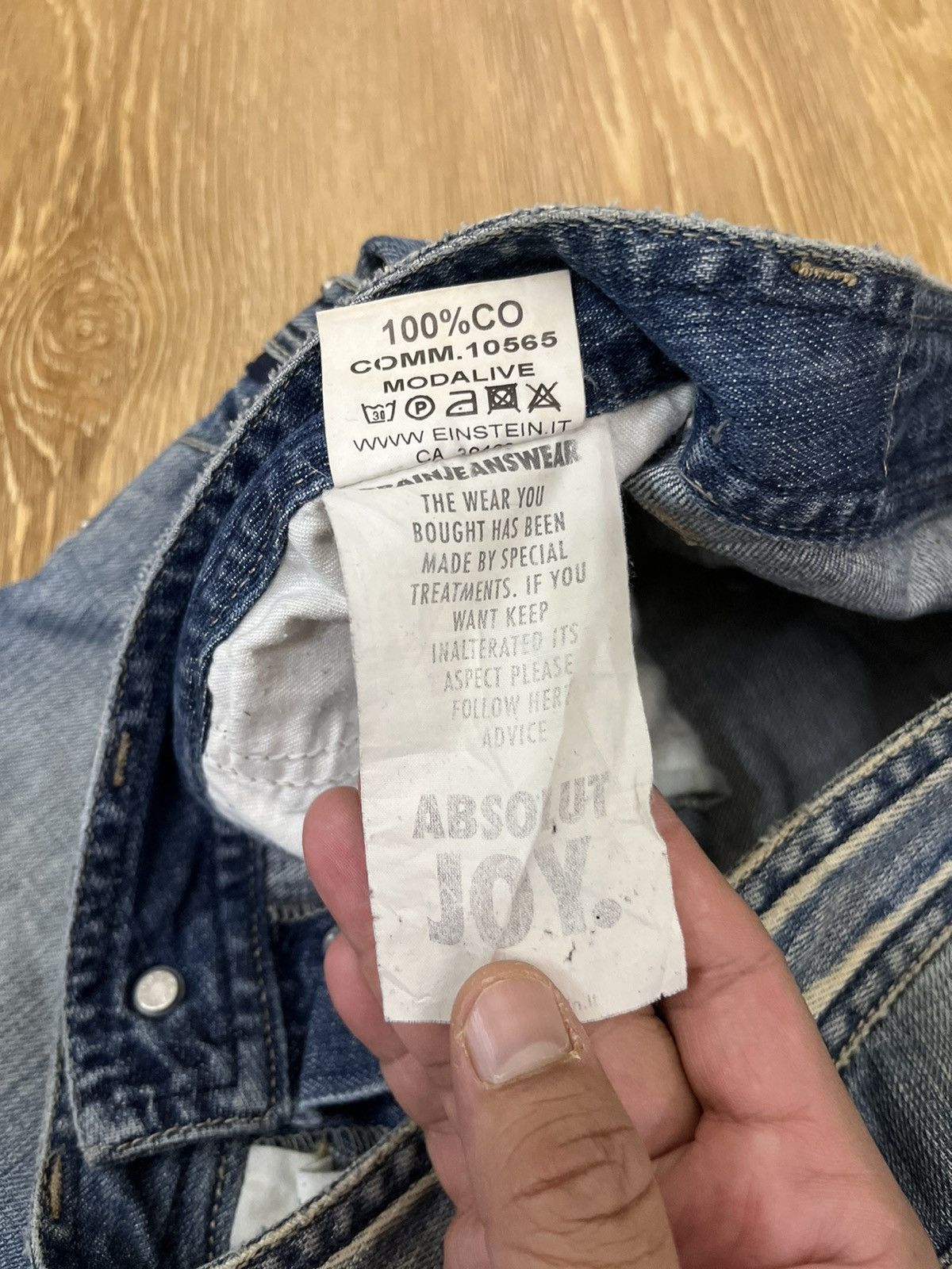Vintage Special Design 🔥 Absolute Joy Japanese Brand Denime Pants Size US 29 - 16 Thumbnail