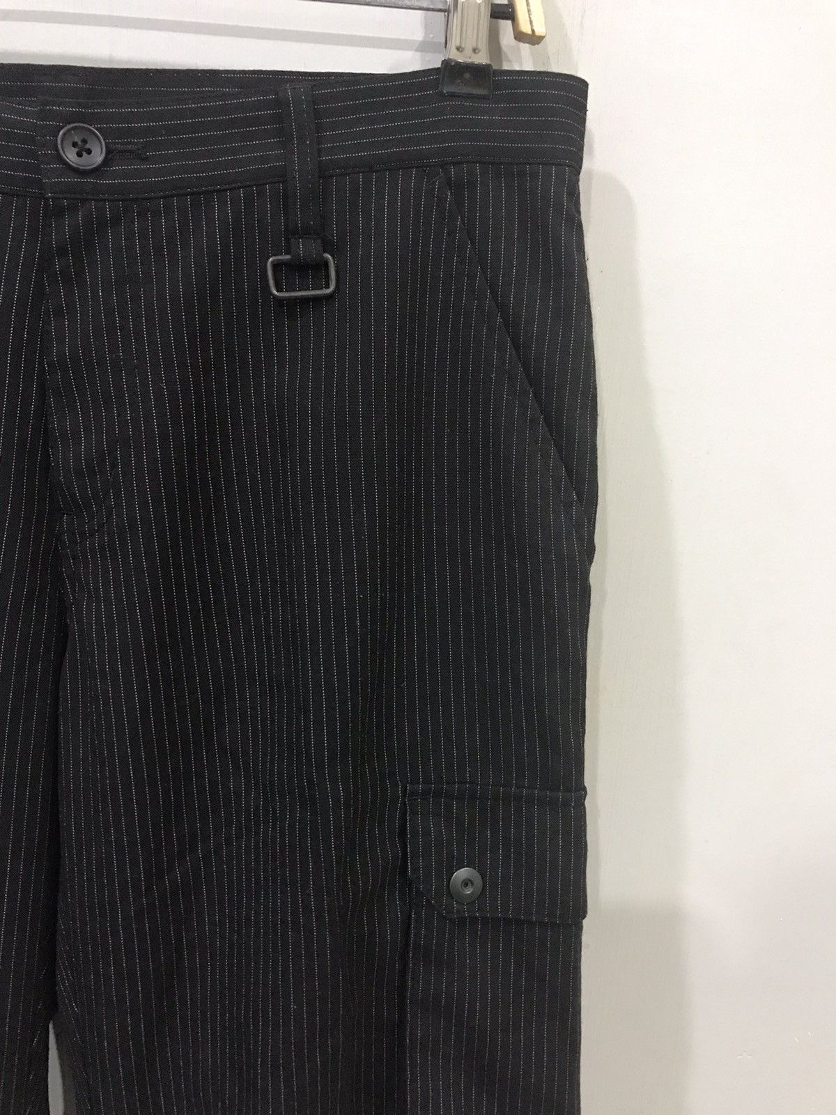Japanese Brand × PPFM 🔥MINIMALIST🔥PPFM Japan Black Wabash Cargo Pant Size US 31 - 2 Thumbnail