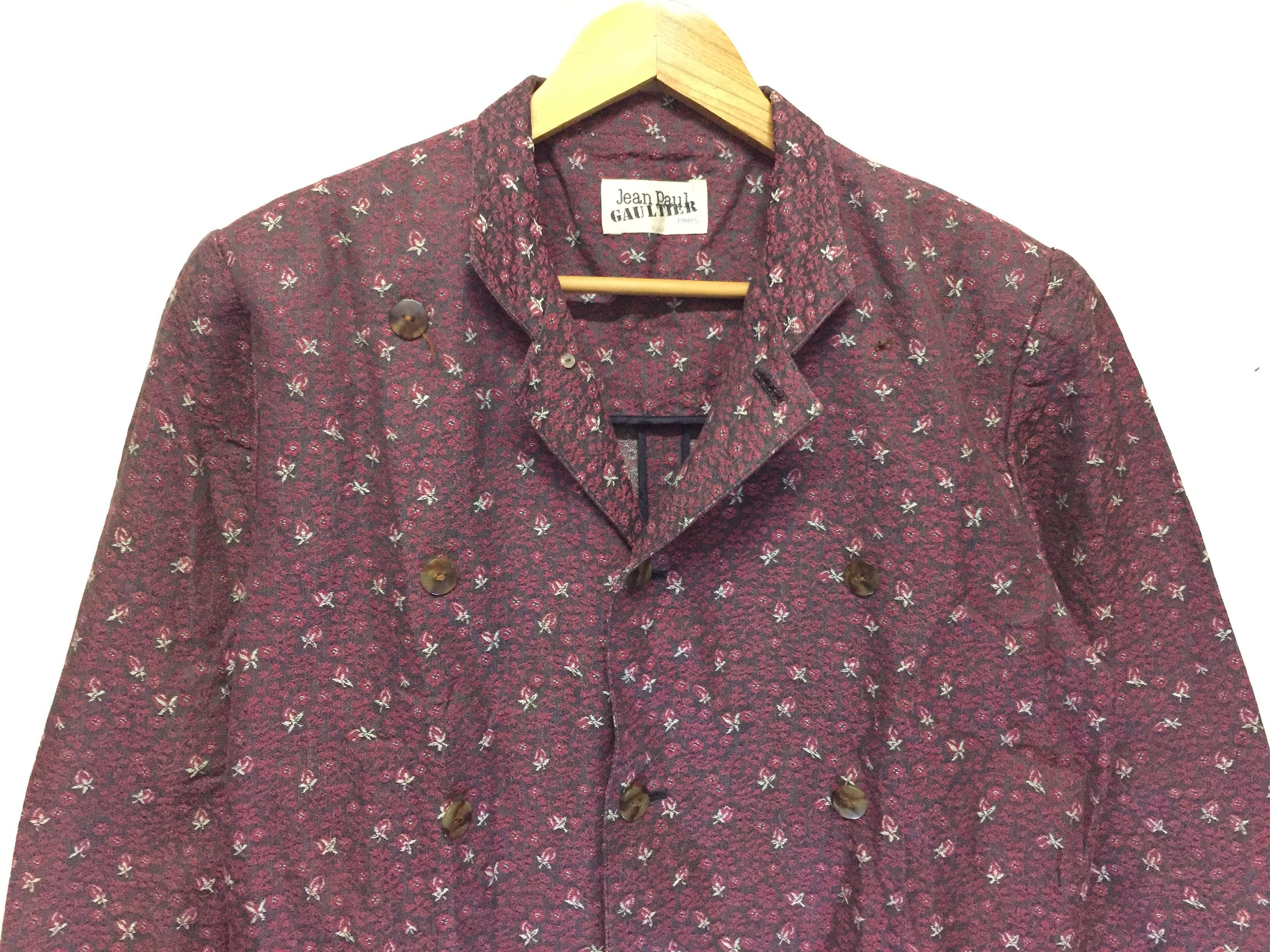 Jean Paul Gaultier 80's JPG gobelins tapestry floral multibutton crop jacket Size S / US 4 / IT 40 - 3 Thumbnail