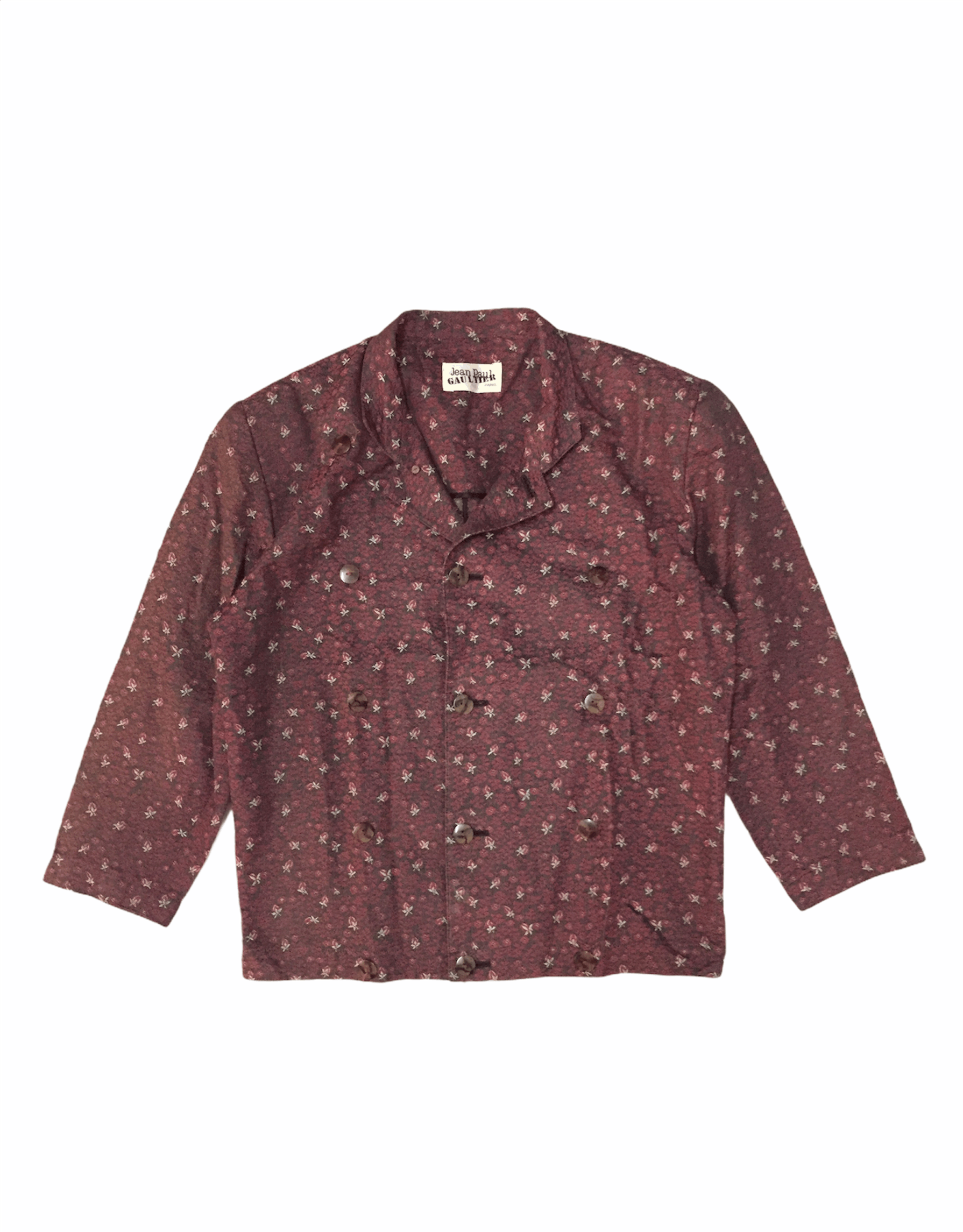 Jean Paul Gaultier 80's JPG gobelins tapestry floral multibutton crop jacket Size S / US 4 / IT 40 - 1 Thumbnail