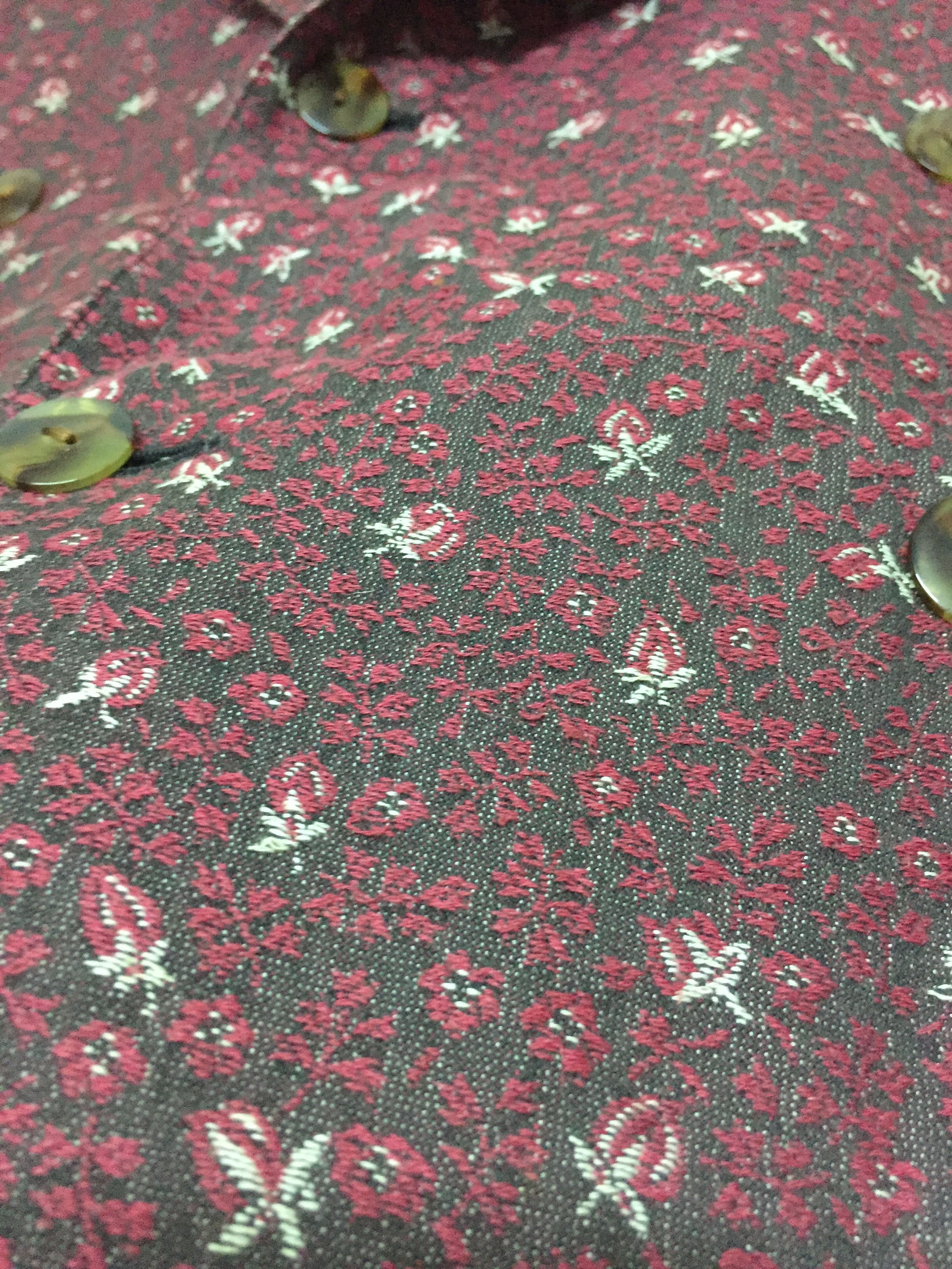 Jean Paul Gaultier 80's JPG gobelins tapestry floral multibutton crop jacket Size S / US 4 / IT 40 - 7 Thumbnail