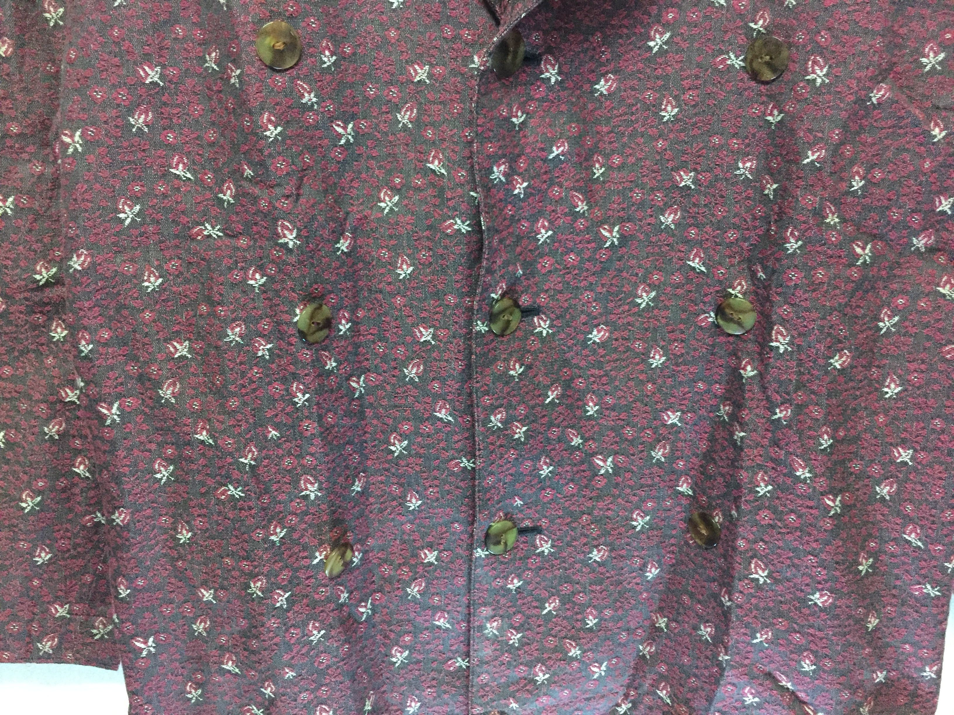 Jean Paul Gaultier 80's JPG gobelins tapestry floral multibutton crop jacket Size S / US 4 / IT 40 - 6 Thumbnail