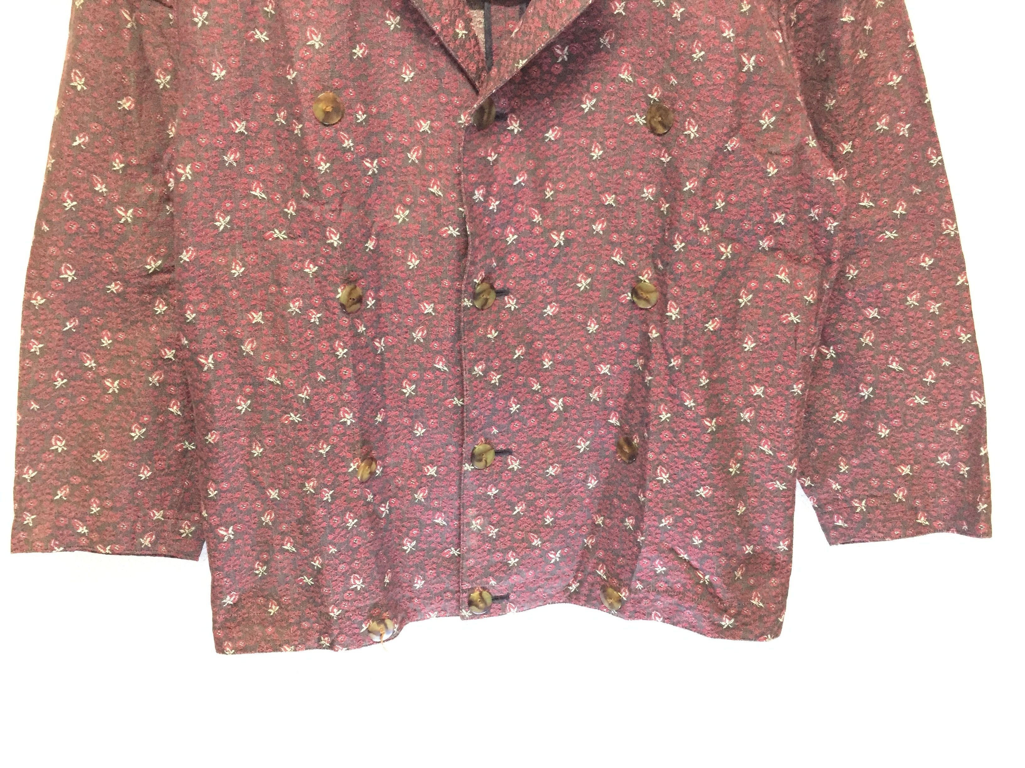 Jean Paul Gaultier 80's JPG gobelins tapestry floral multibutton crop jacket Size S / US 4 / IT 40 - 4 Thumbnail